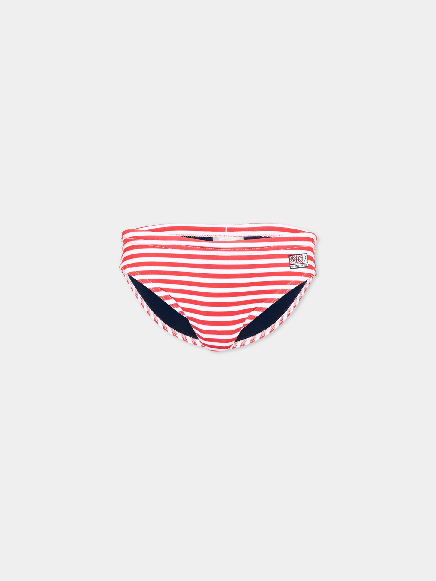 Slip mare rosso Billy per bambino a righe,Mc2 Saint Barth,BIL0001 04133L