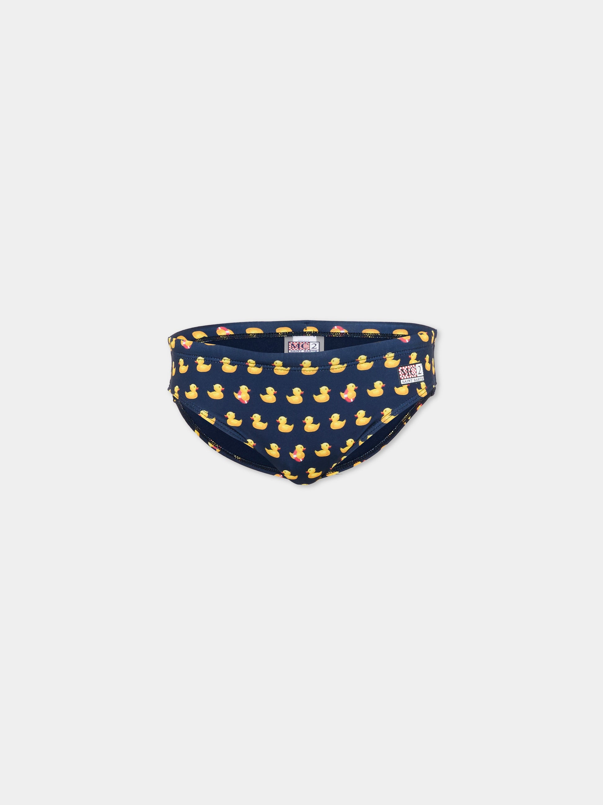 Slip mare blu Billy per bambino con paperelle,Mc2 Saint Barth,BIL0001 03152L