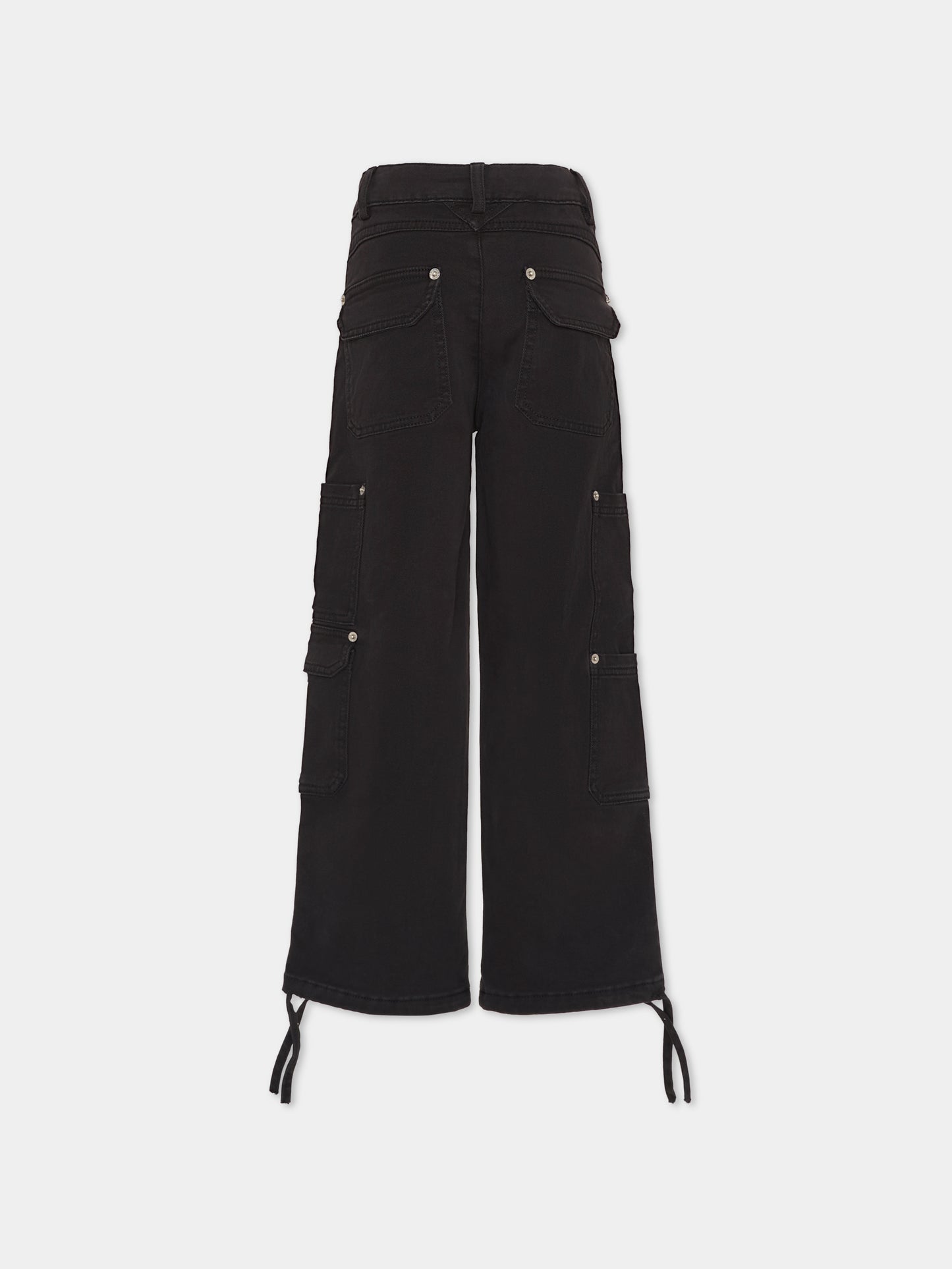 Pantaloni neri per bambino,Msgm Kids,F5MSJBPA212 110