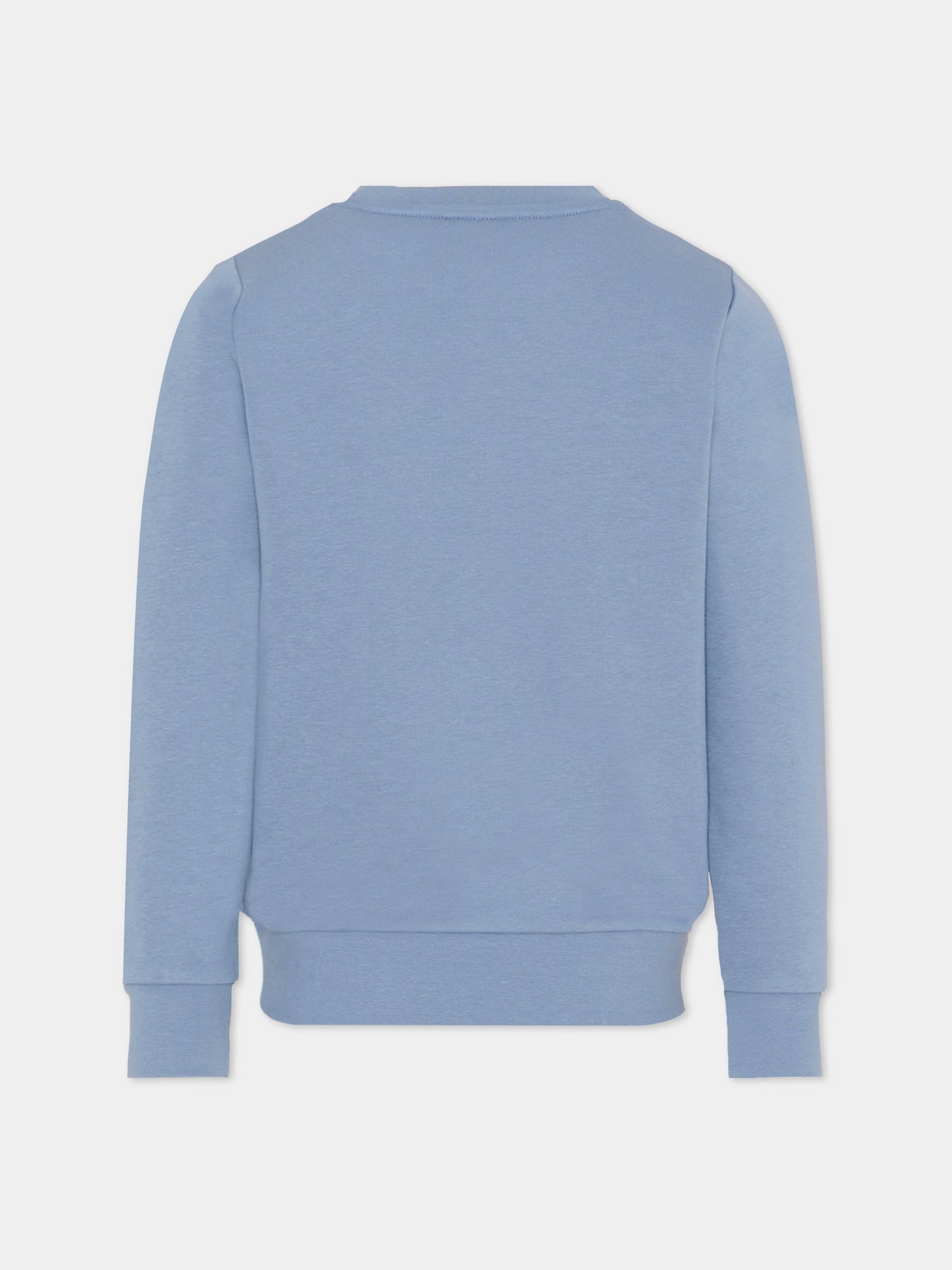 Felpa celeste per bambino con logo,Boss,J51191 049