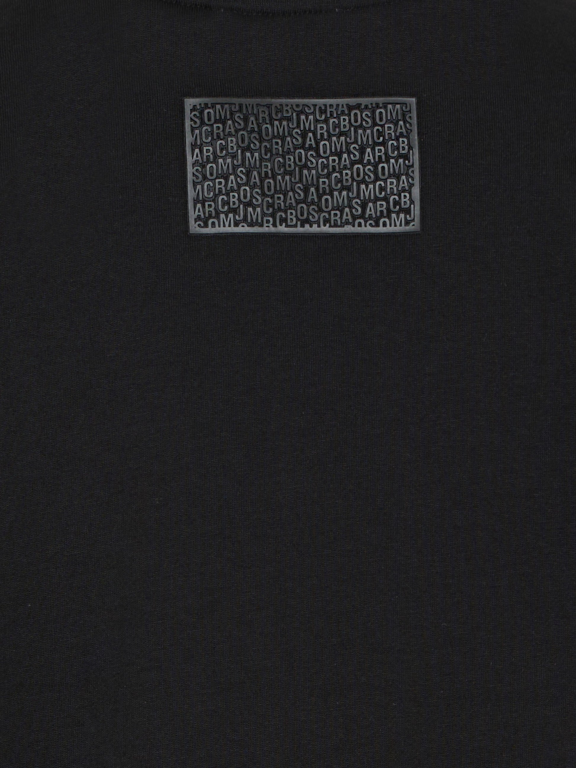 T-shirt nera per bambino con logo,Marc Jacobs,W60322 09B