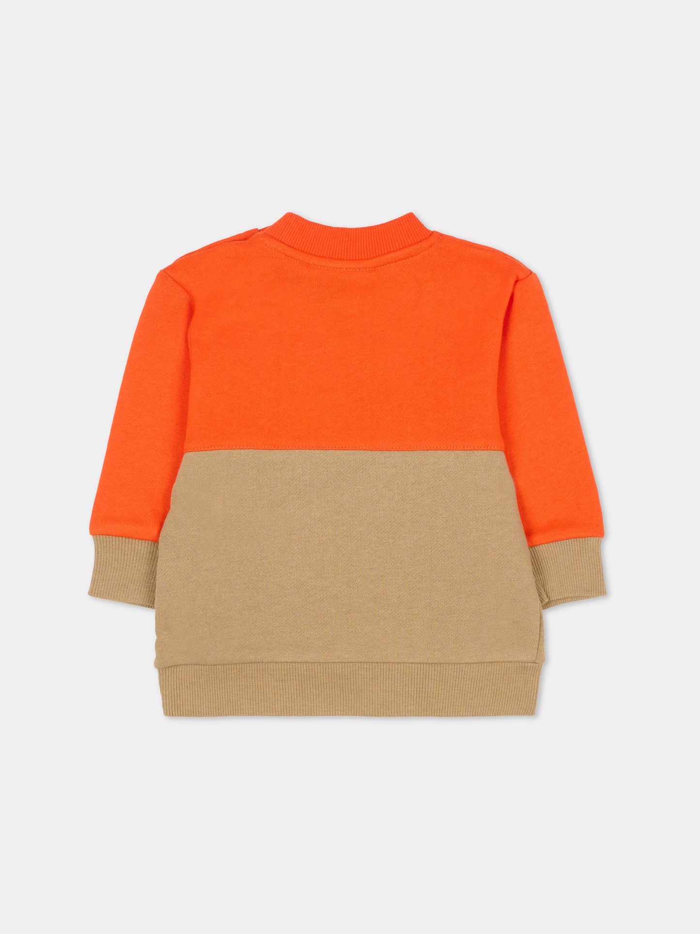 Felpa rossa per neonato con logo,Timberland,T60257 98G