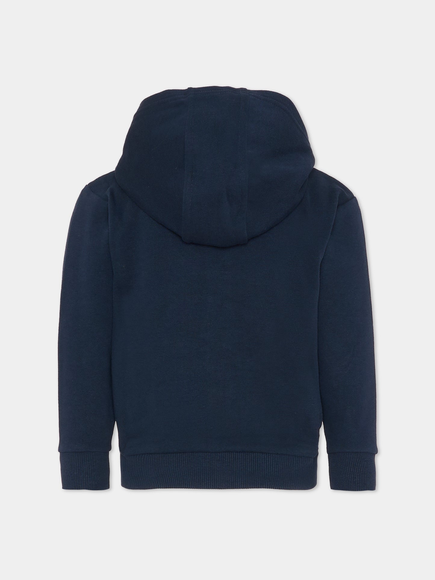 Felpa blu per bambino con stampa albero,Timberland,T60262 83D