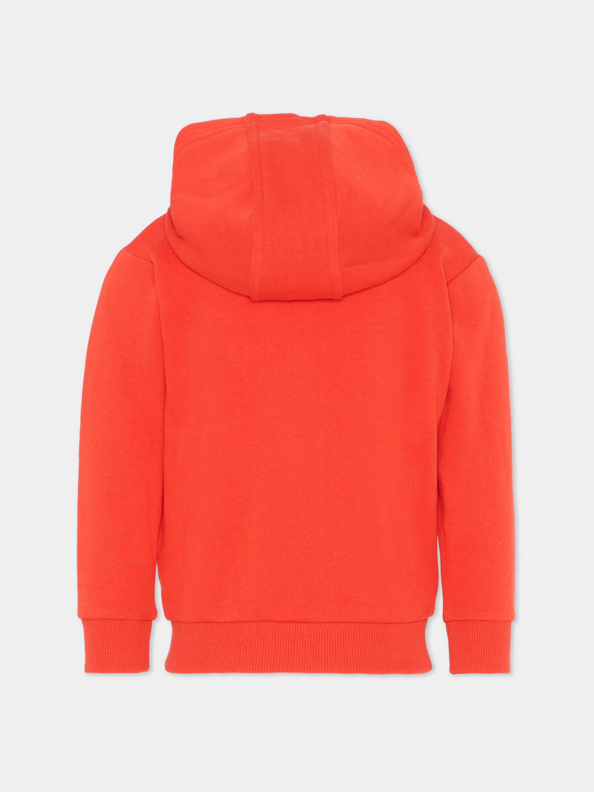 Felpa rossa per bambino con logo,Timberland,T60262 98G