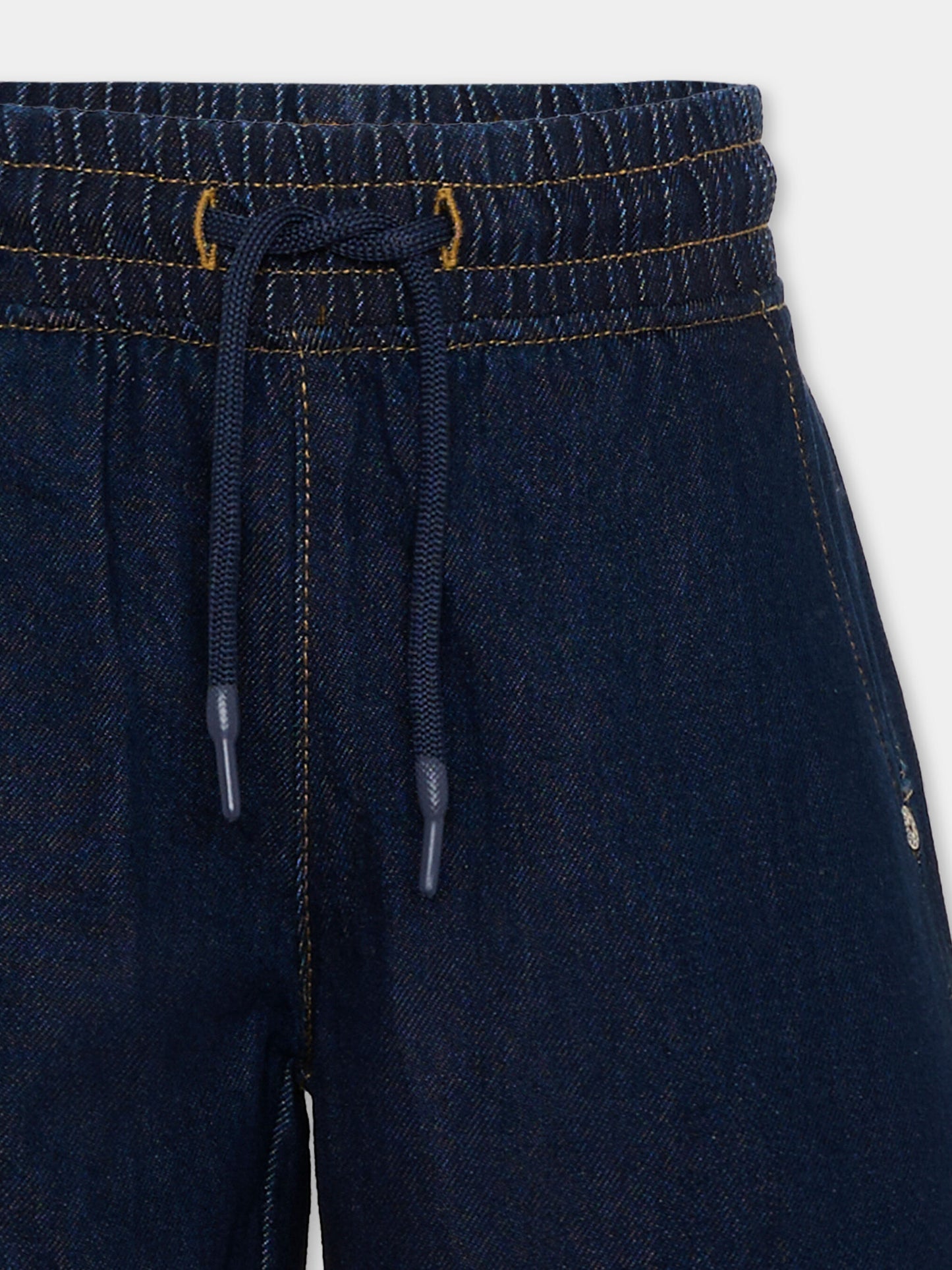 Shorts denim per bambino con logo,Richmond,RBP26208BE DENIM RAW
