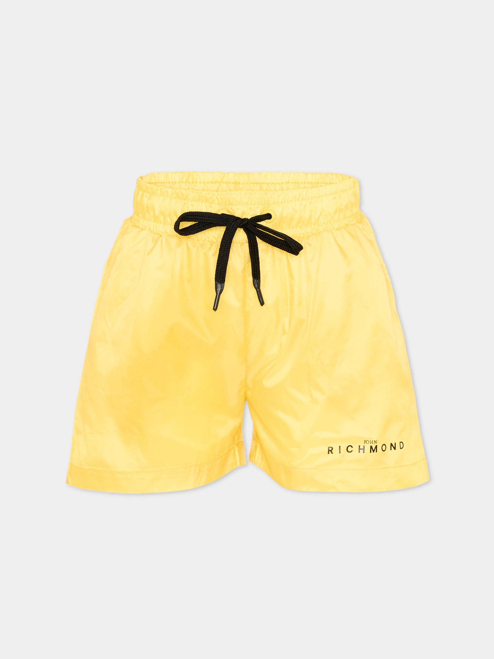 Boxer mare giallo per bambino con logo,Richmond,RBP26024CO YELLOW BUTTERCUP