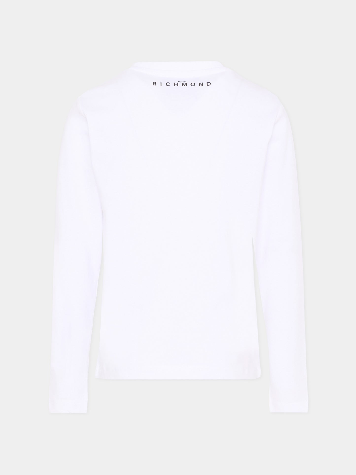 T-Shirt bianca per bambini con logo,Richmond,RBP26021TS WHITE