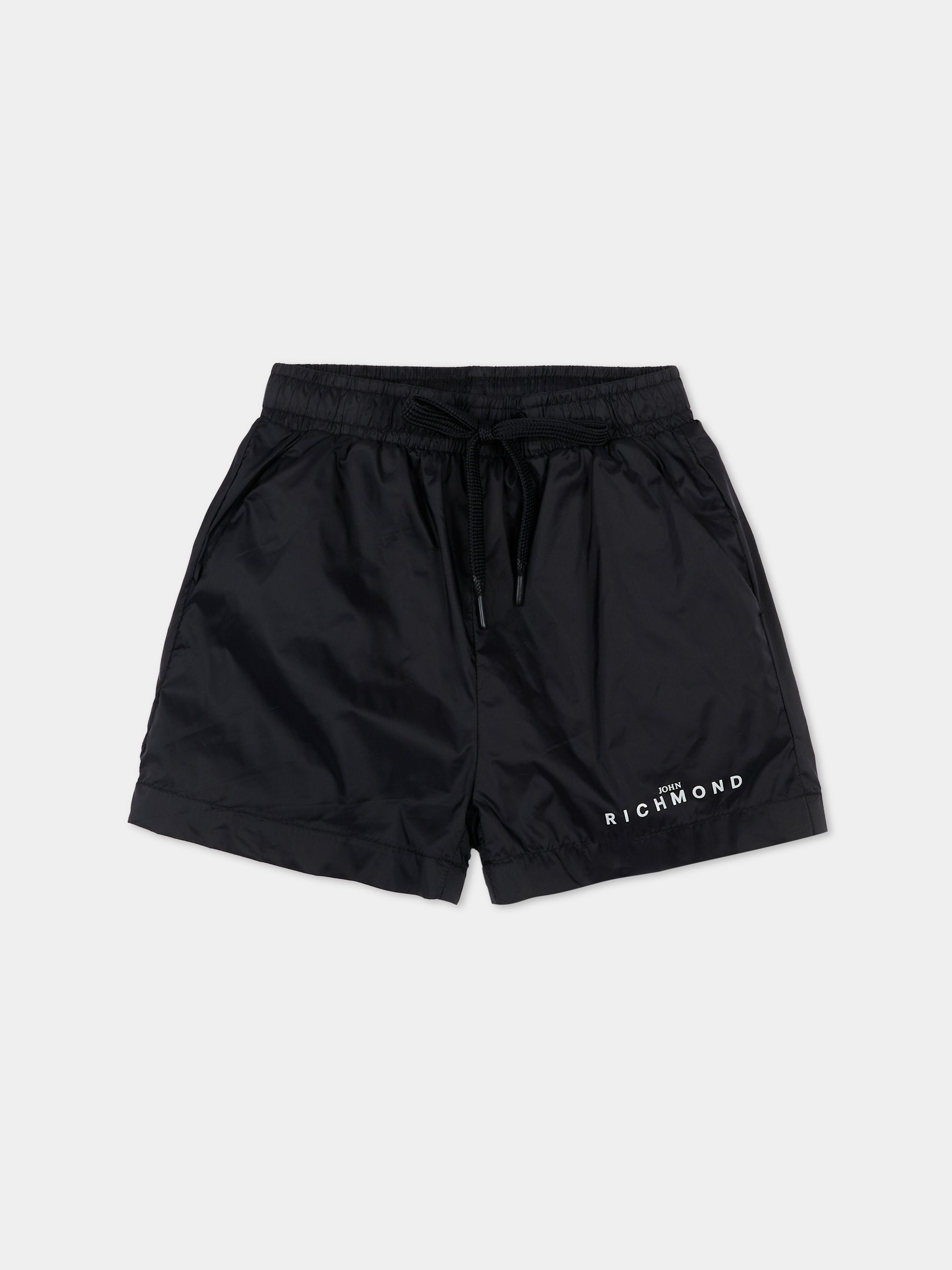 Boxer mare nero per neonato con logo,Richmond,RIP26013CO BLACK