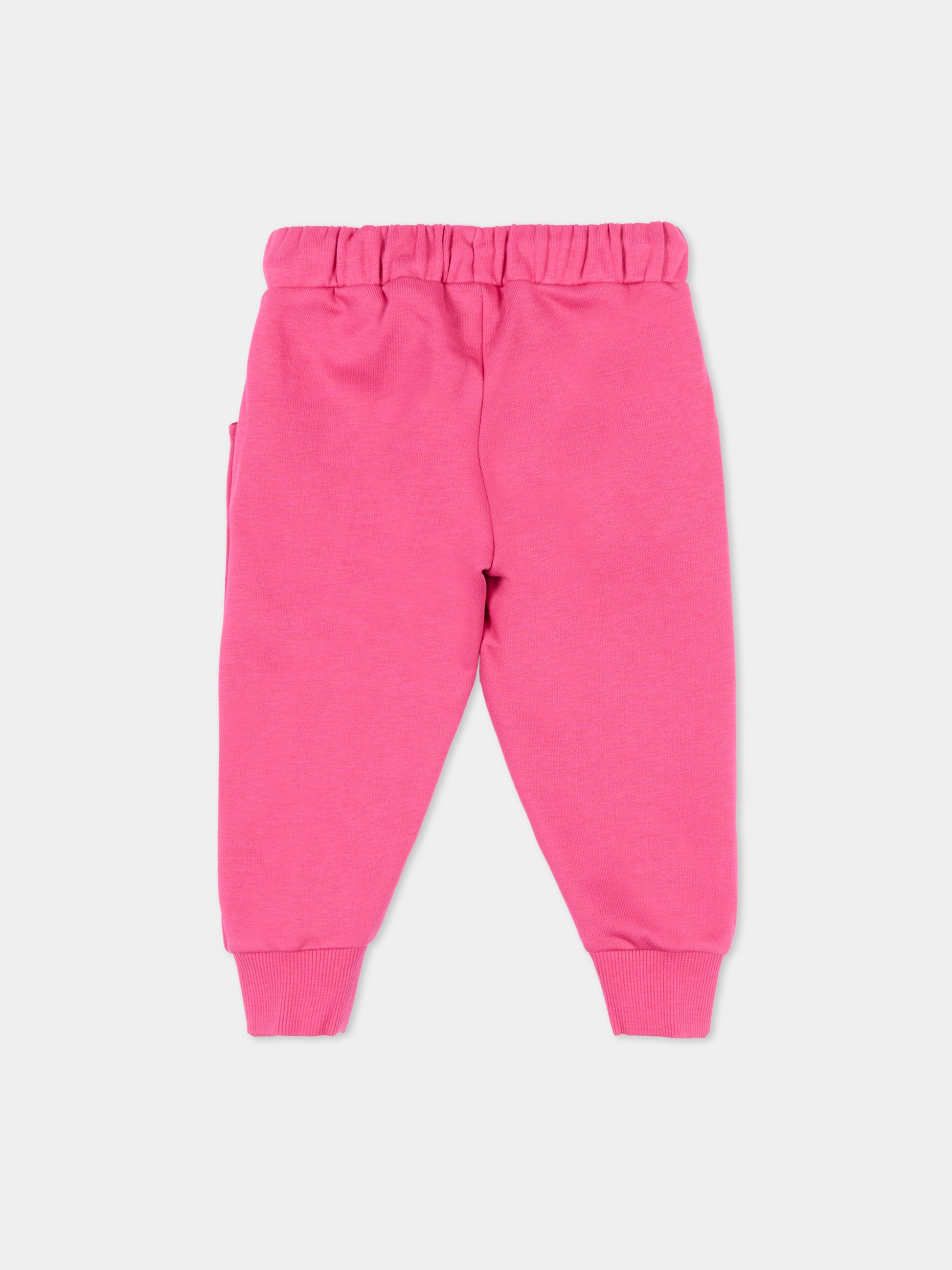 Pantaloni sportivi fucsia per neonata,Richmond,RIP26033PA FUCHSIA PURPLE