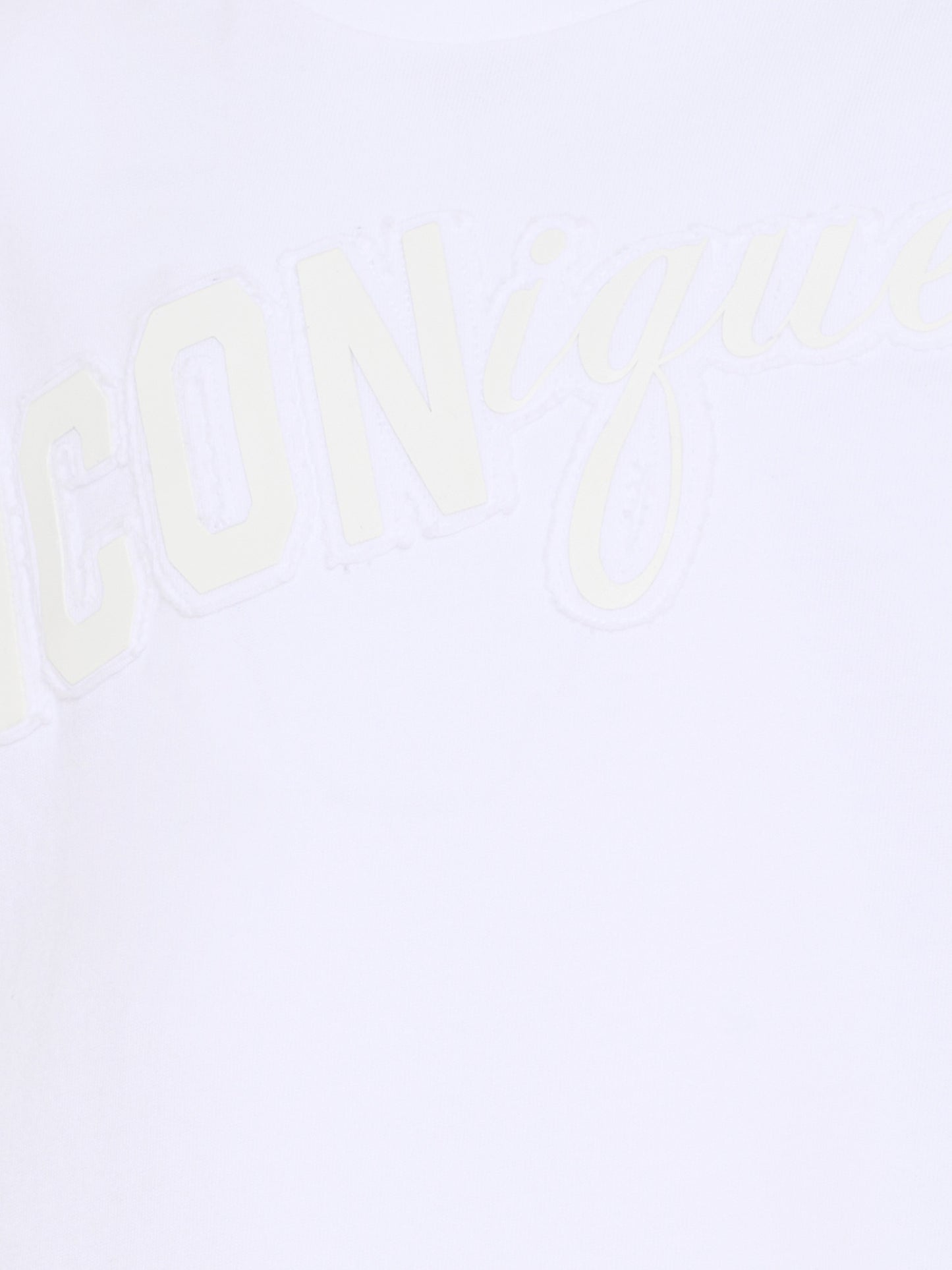 T-Shirt bianca per bambino con logo,Dsquared2,DQ3388 D0AG7 DQ100