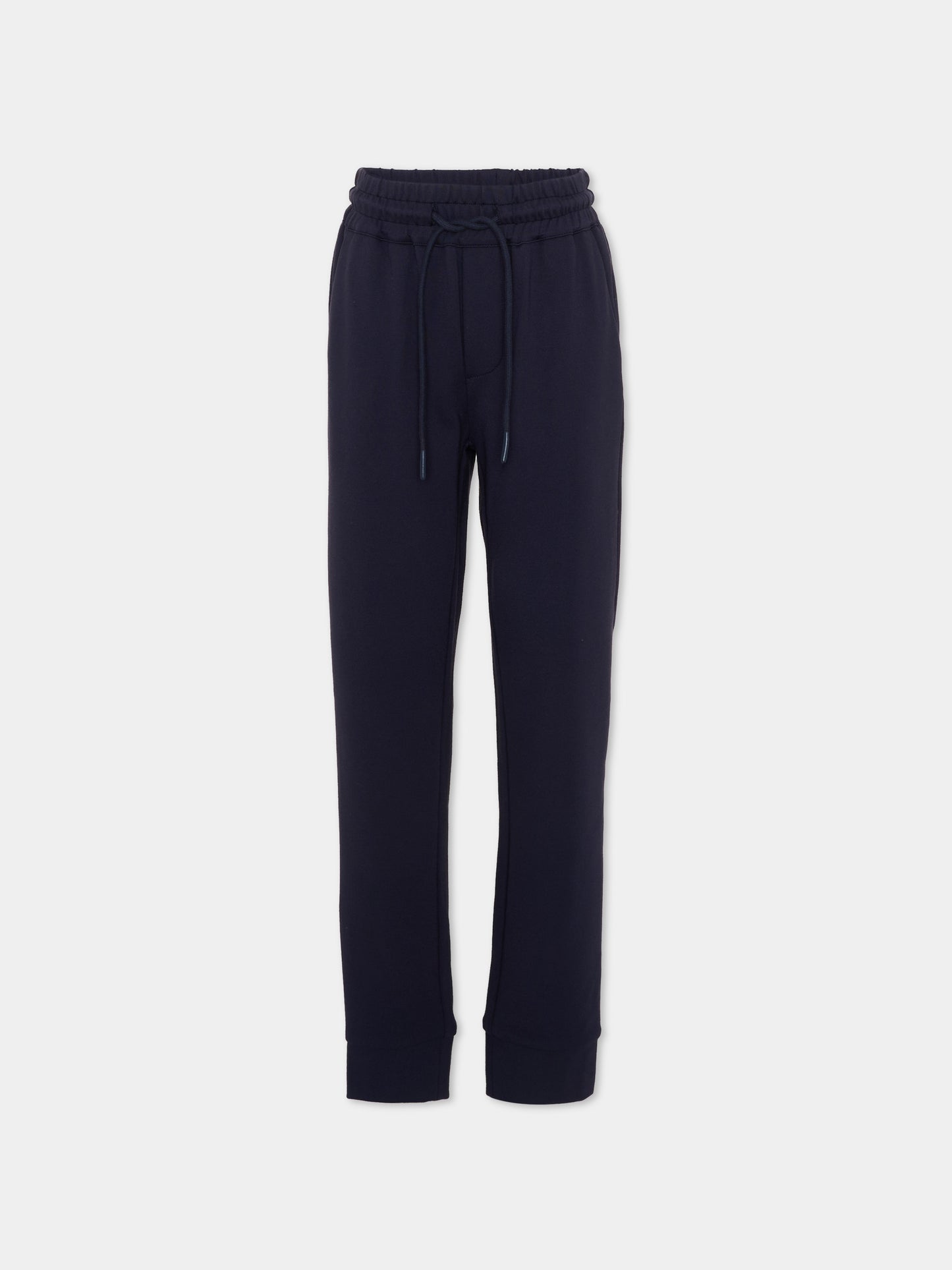 Pantaloni sportivi blu per bambino,Trussardi Junior,TBP26059PA BLUE ESTATE