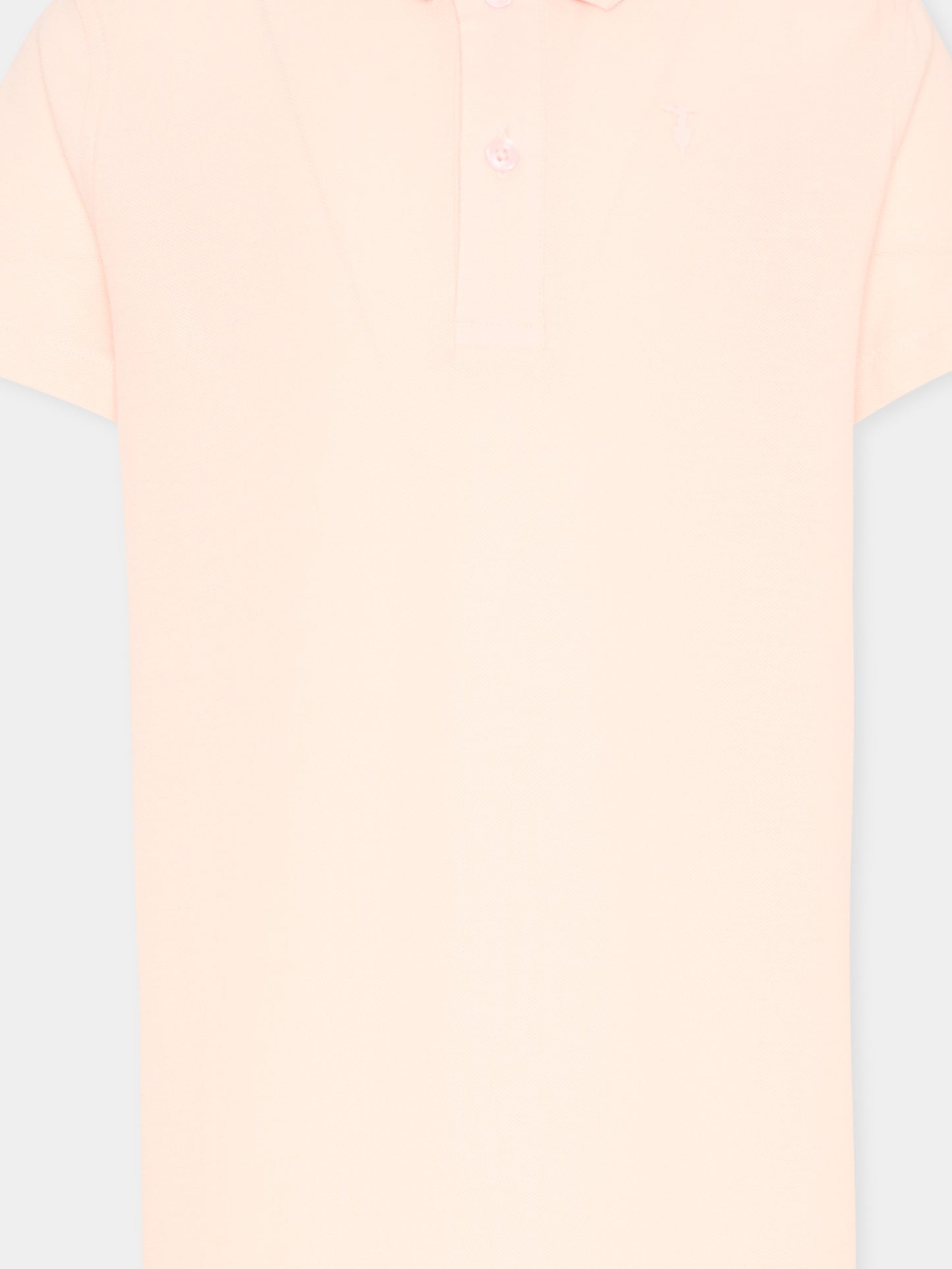 Vestito rosa polo per bambina con levriero,Trussardi Junior,TGP26006VE PINK SCALLOP SHELL