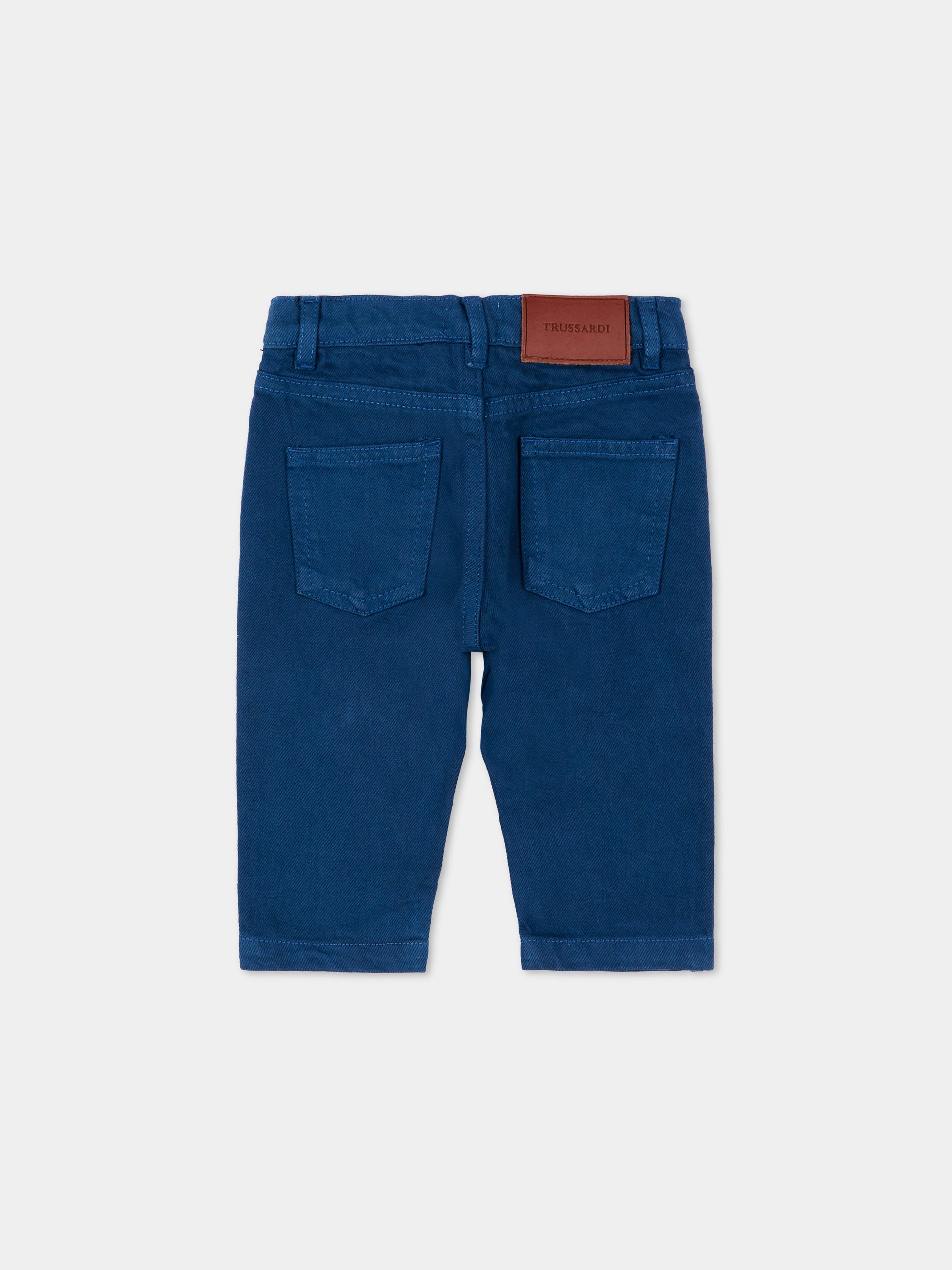 Pantaloni blu per neonato,Trussardi Junior,TIP26006PA BLUE ESTATE