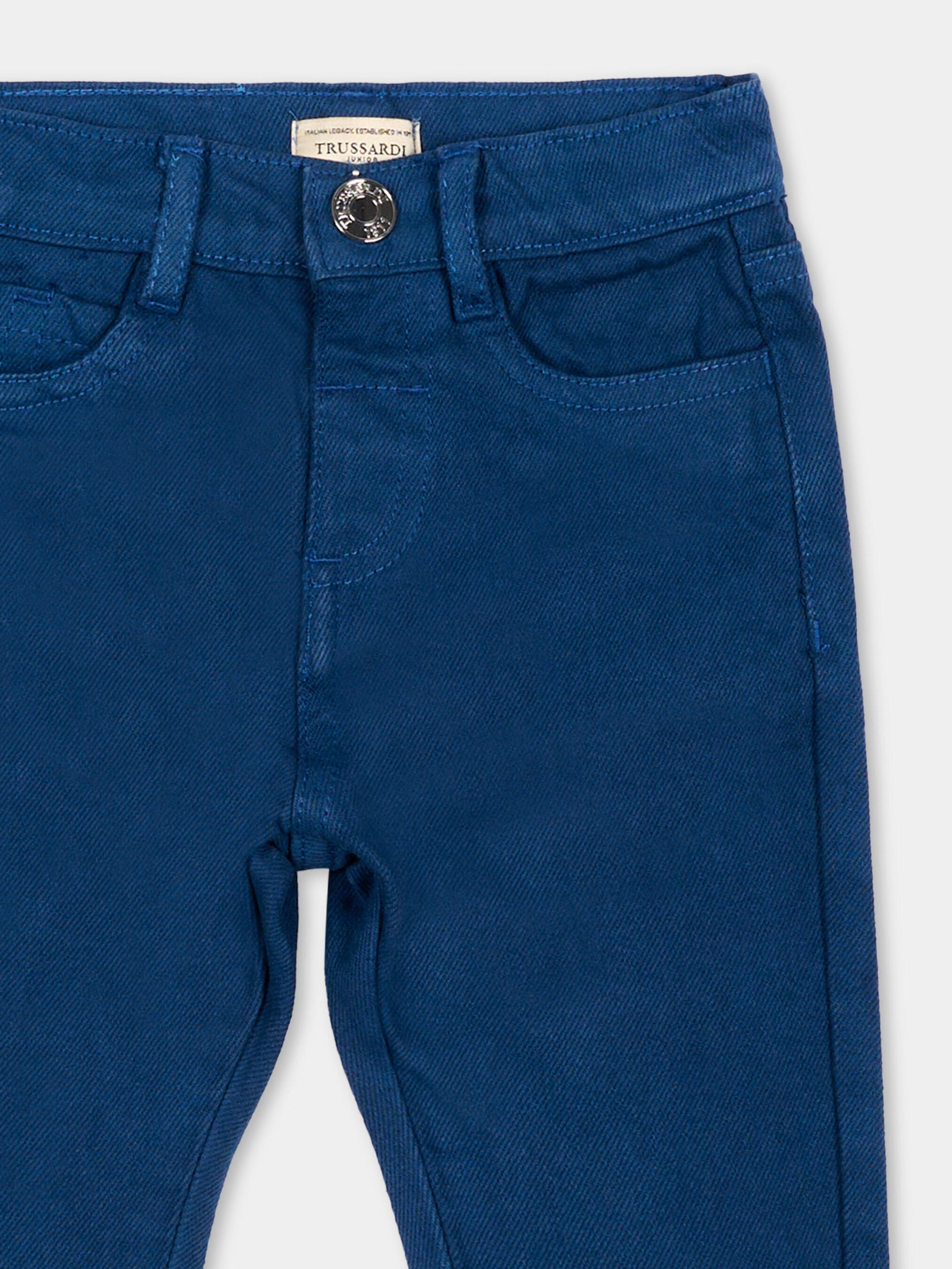 Pantaloni blu per neonato,Trussardi Junior,TIP26006PA BLUE ESTATE