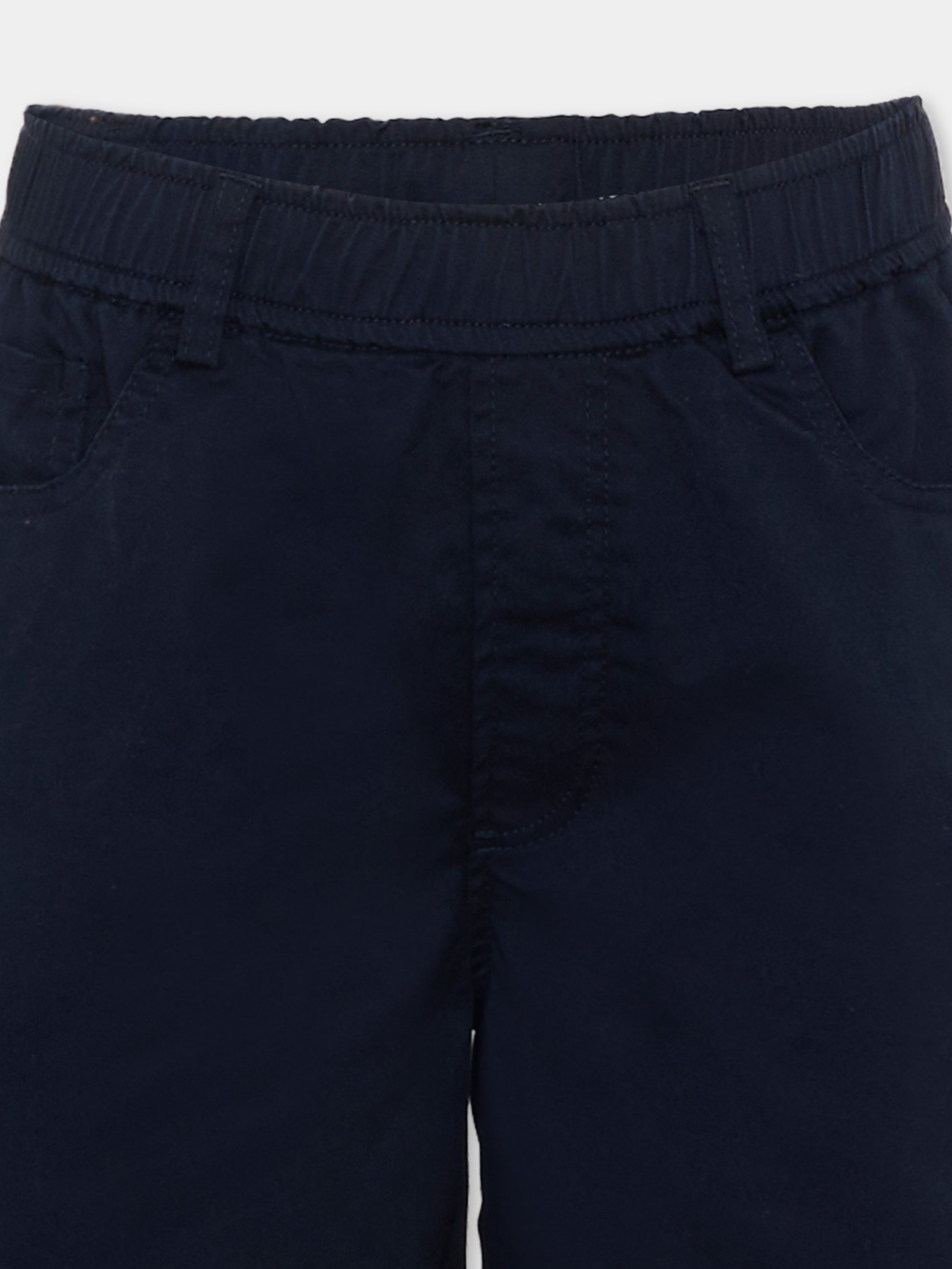 Shorts blu per bambino,Trussardi Junior,TIP26074BE BLUE ESTATE