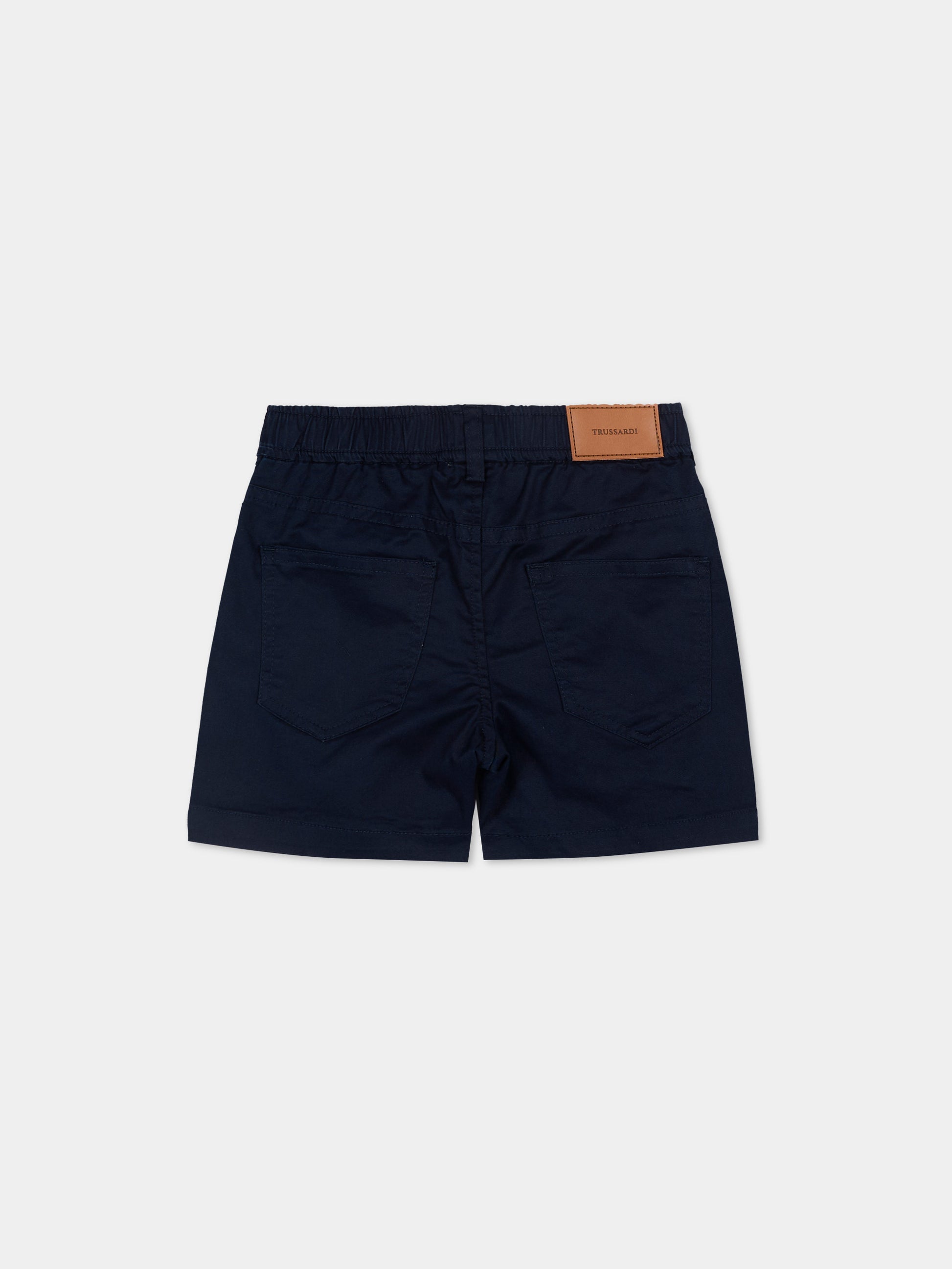 Shorts blu per neonato,Trussardi Junior,TIP26074BE BLUE ESTATE