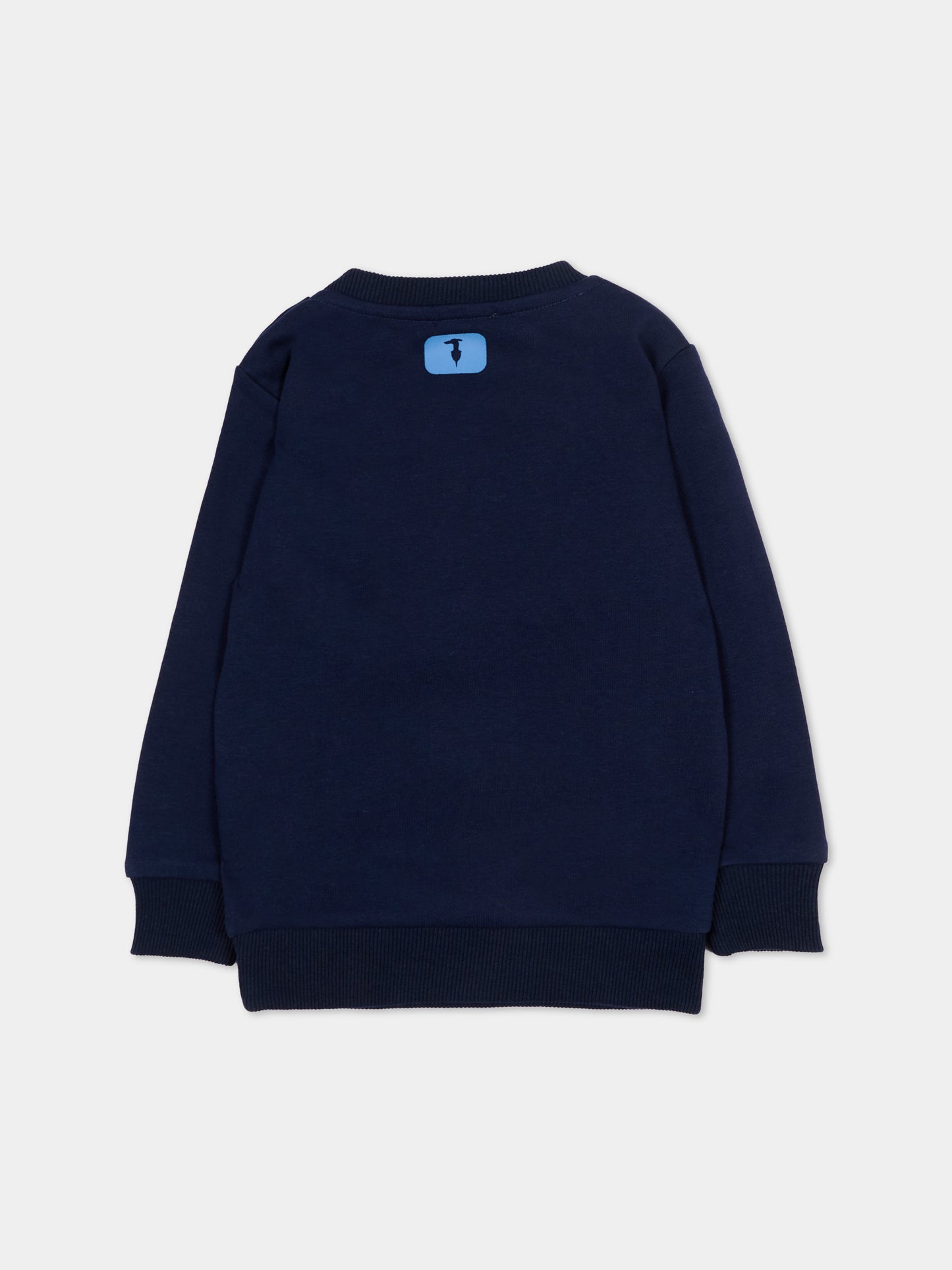 Felpa blu per neonato con logo,Trussardi Junior,TIP26091FE BLUE ESTATE