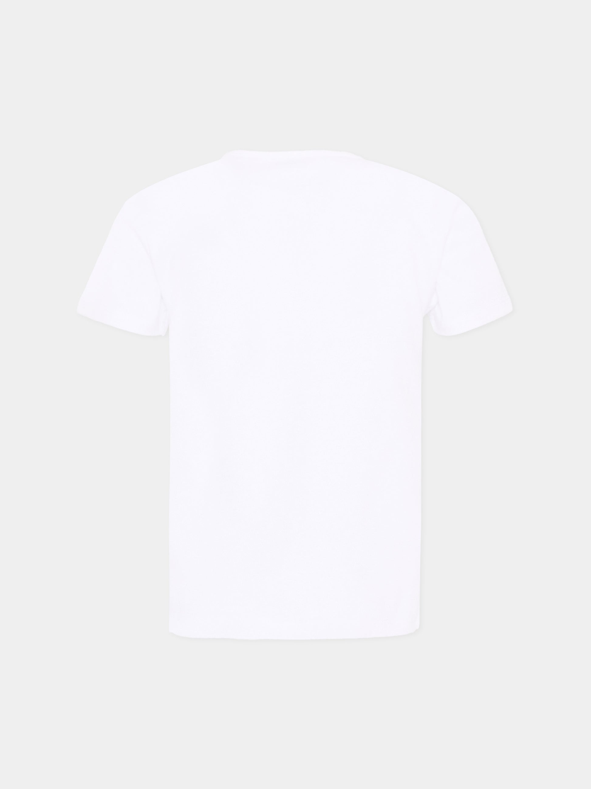 T-shirt bianca per bambina con logo,Trussardi Junior,TIP26134TS WHITE