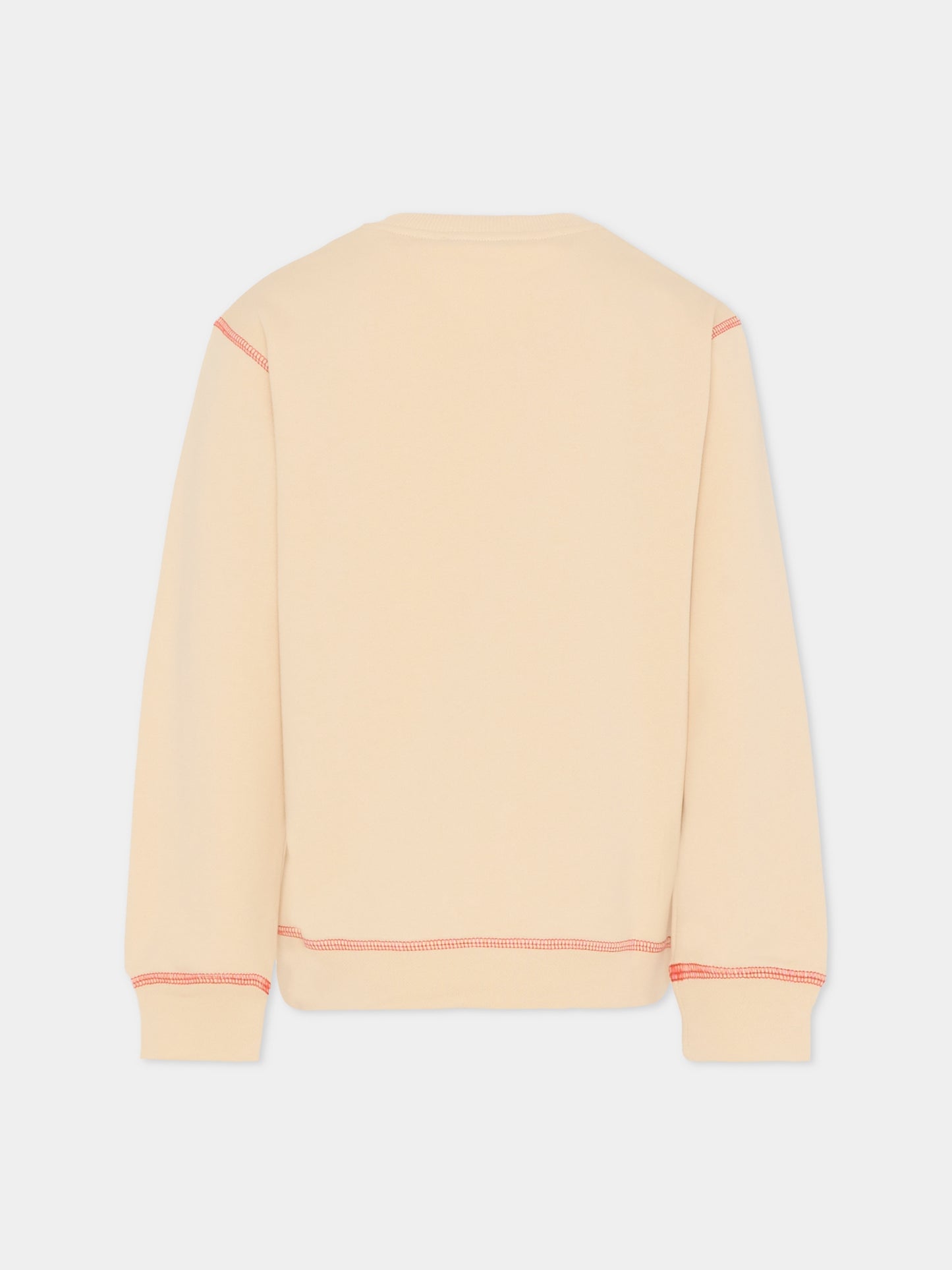 Felpa beige per bambini con logo,Missoni,MU4P60 Z0081 165