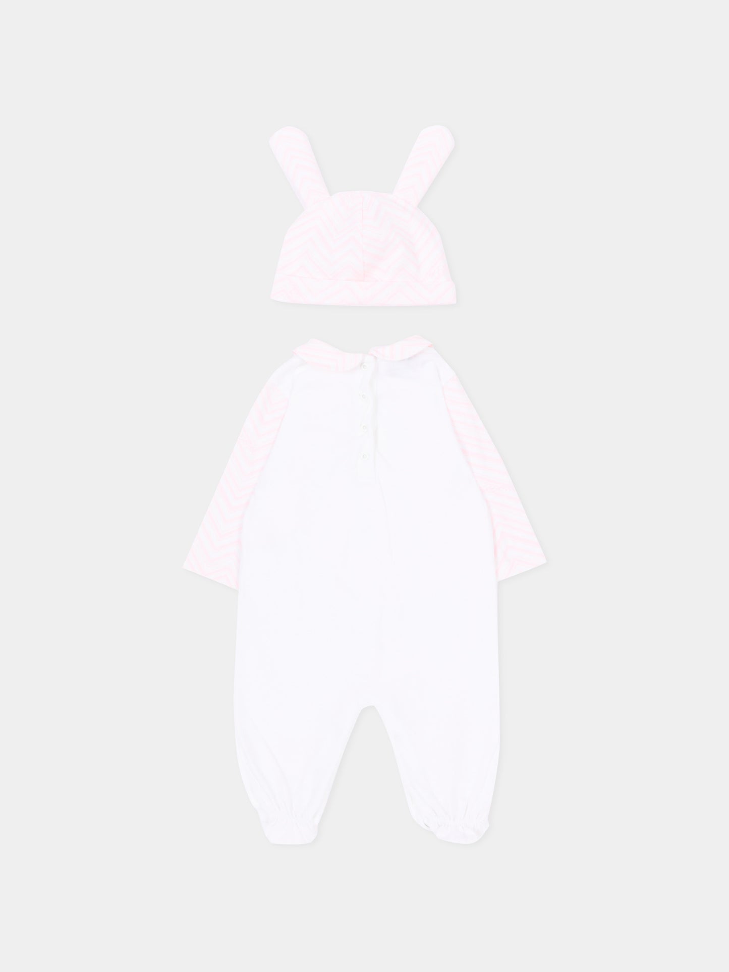White set for babykids with logo