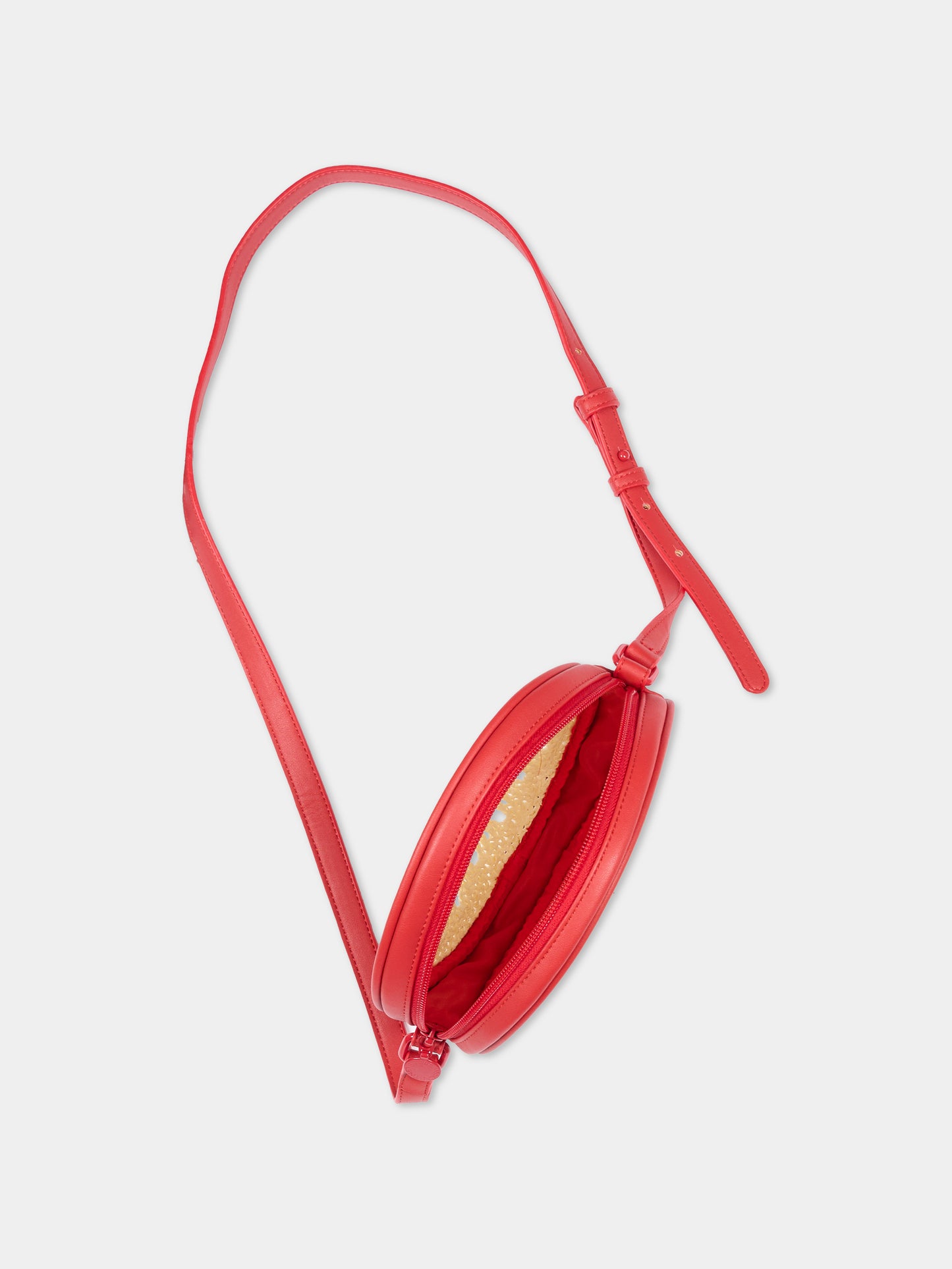 Borsa rossa per bambina con cuore,Stella Mccartney Kids,TU0B78 Z1924 165