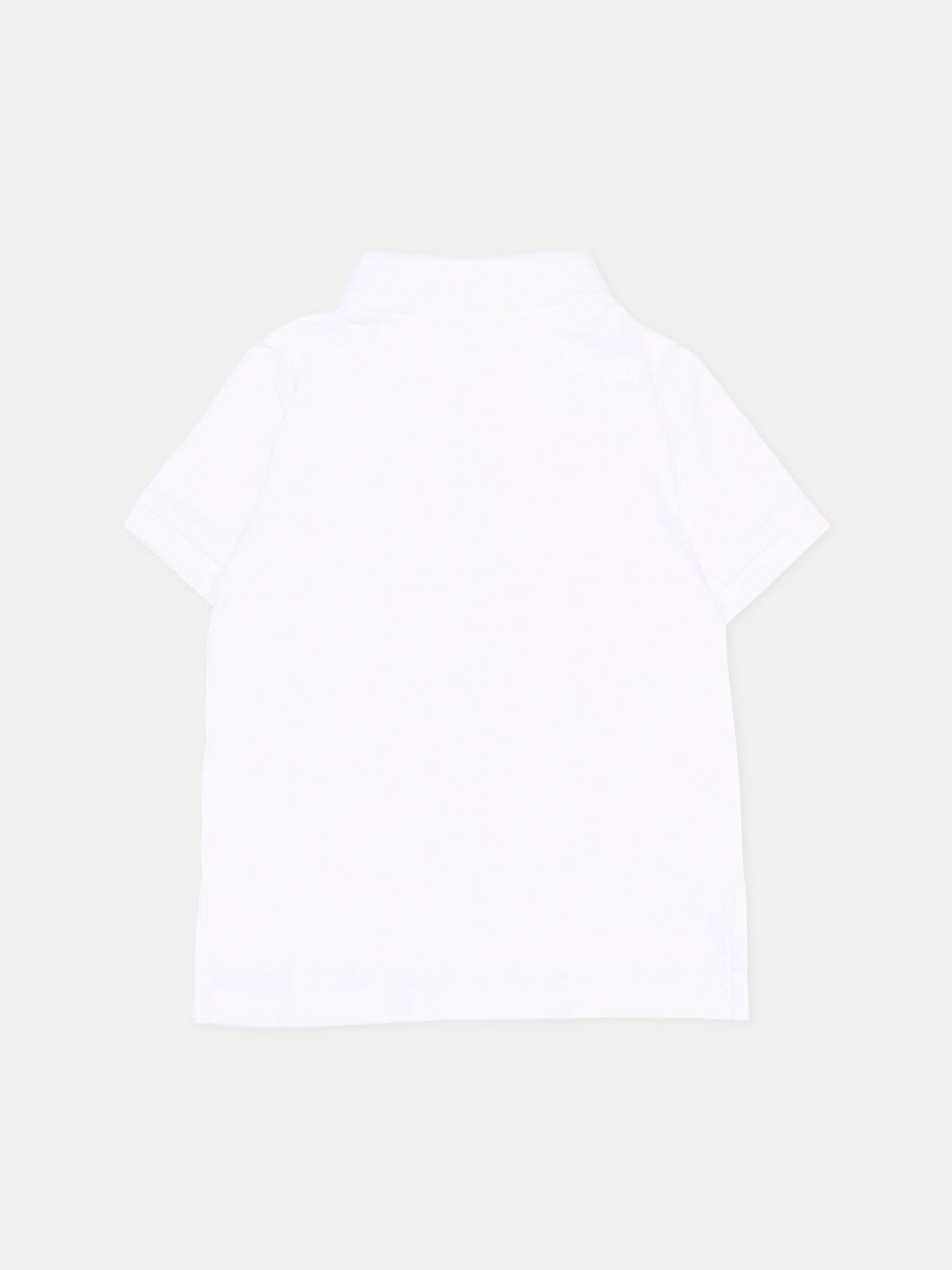 Polo bianca per neonati con Pony,Ralph Lauren Kids,570127001