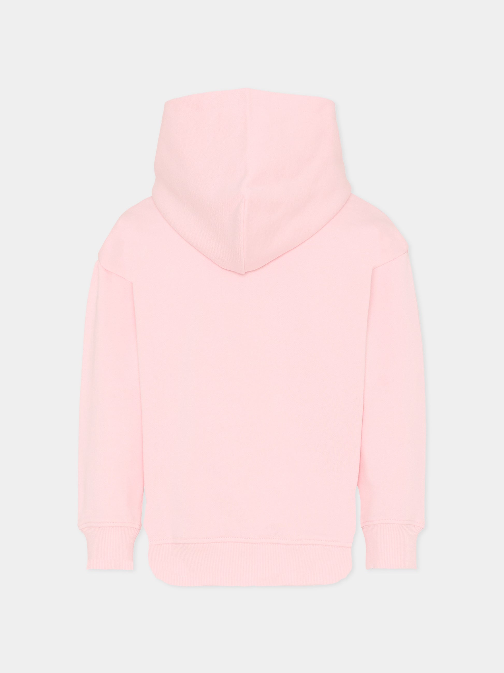 Felpa rosa per bambina con logo,Marc Jacobs,W60578 475