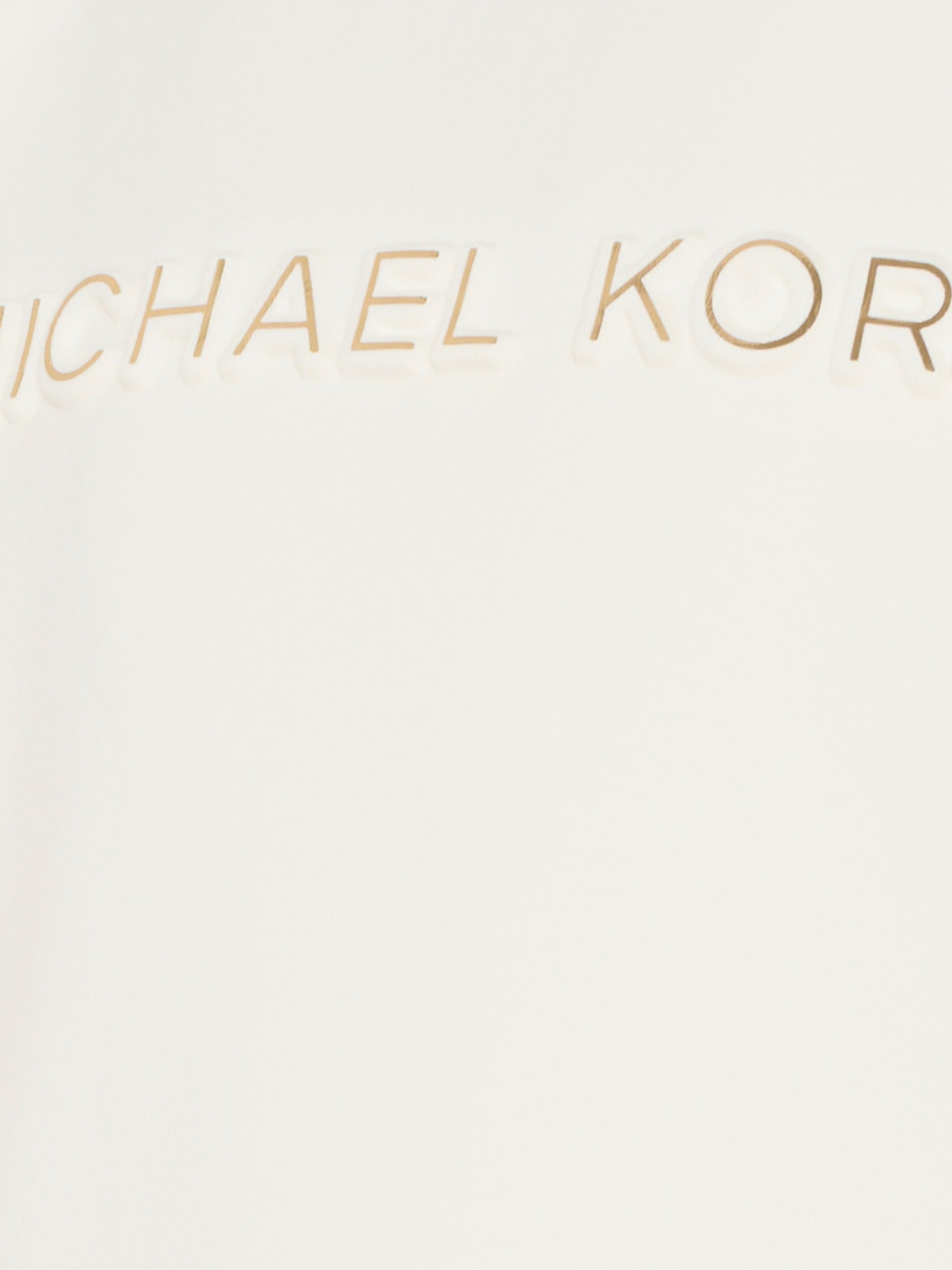 Vestito beige per bambina con logo,Michael Kors,R30482 N81