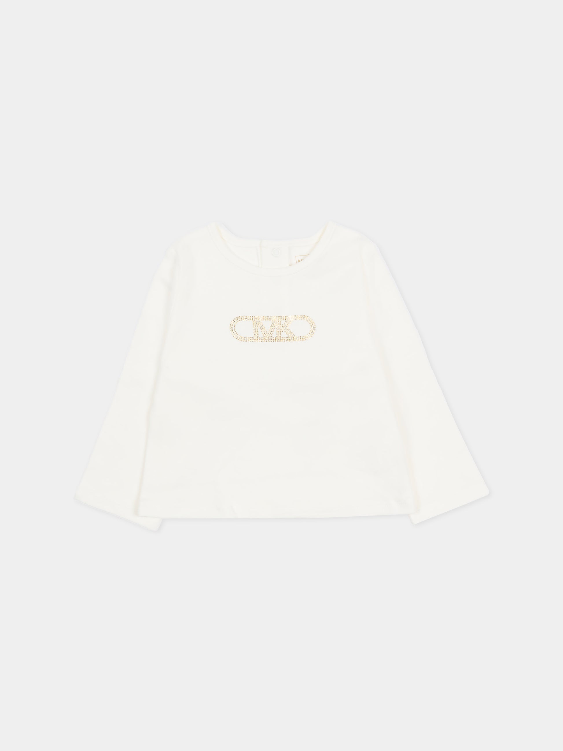 Completo beige per neonata con logo,Michael Kors,R30502 23B