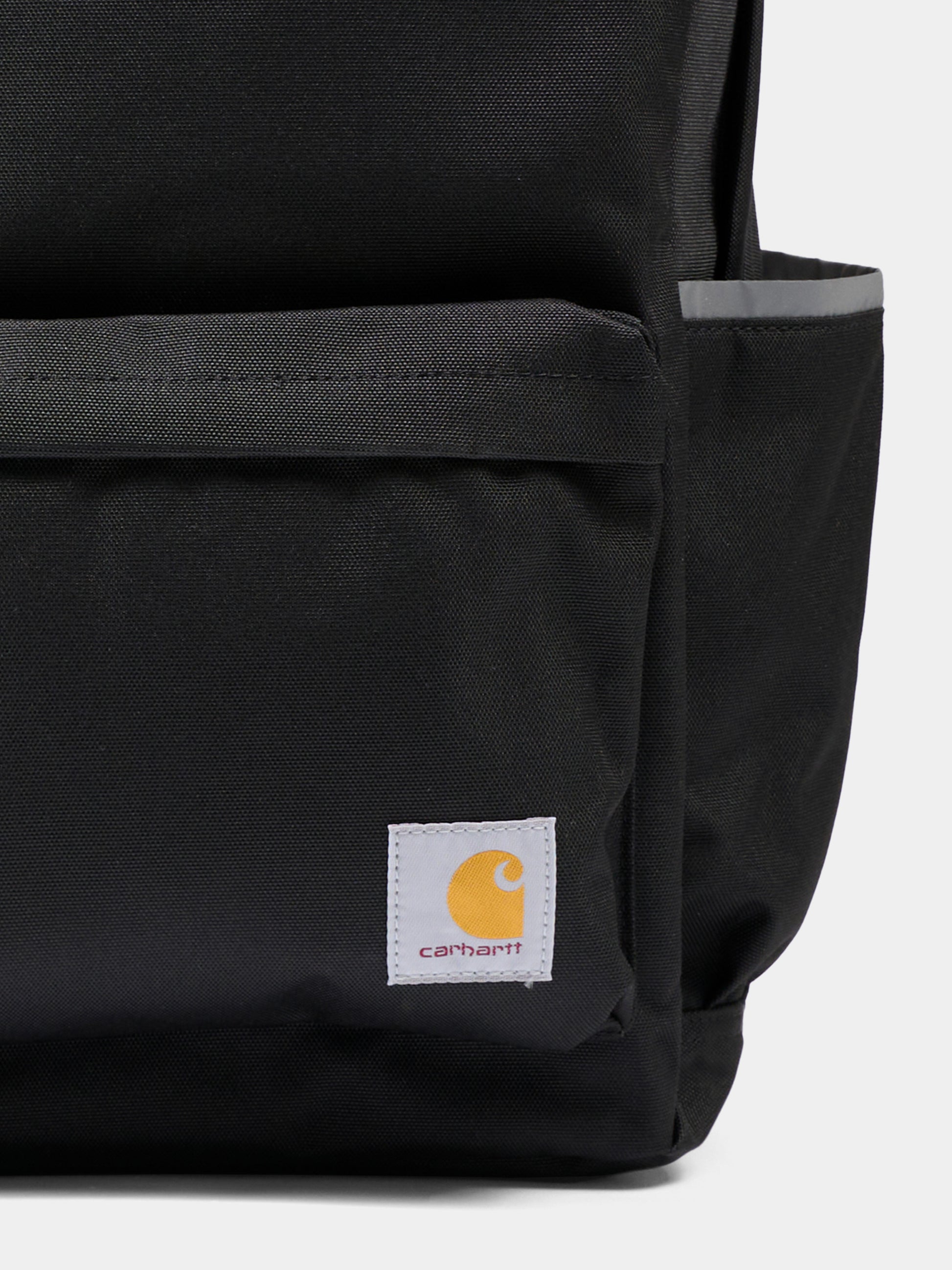 Zaino nero per bambini con logo,Carhartt,0321810 BLACK