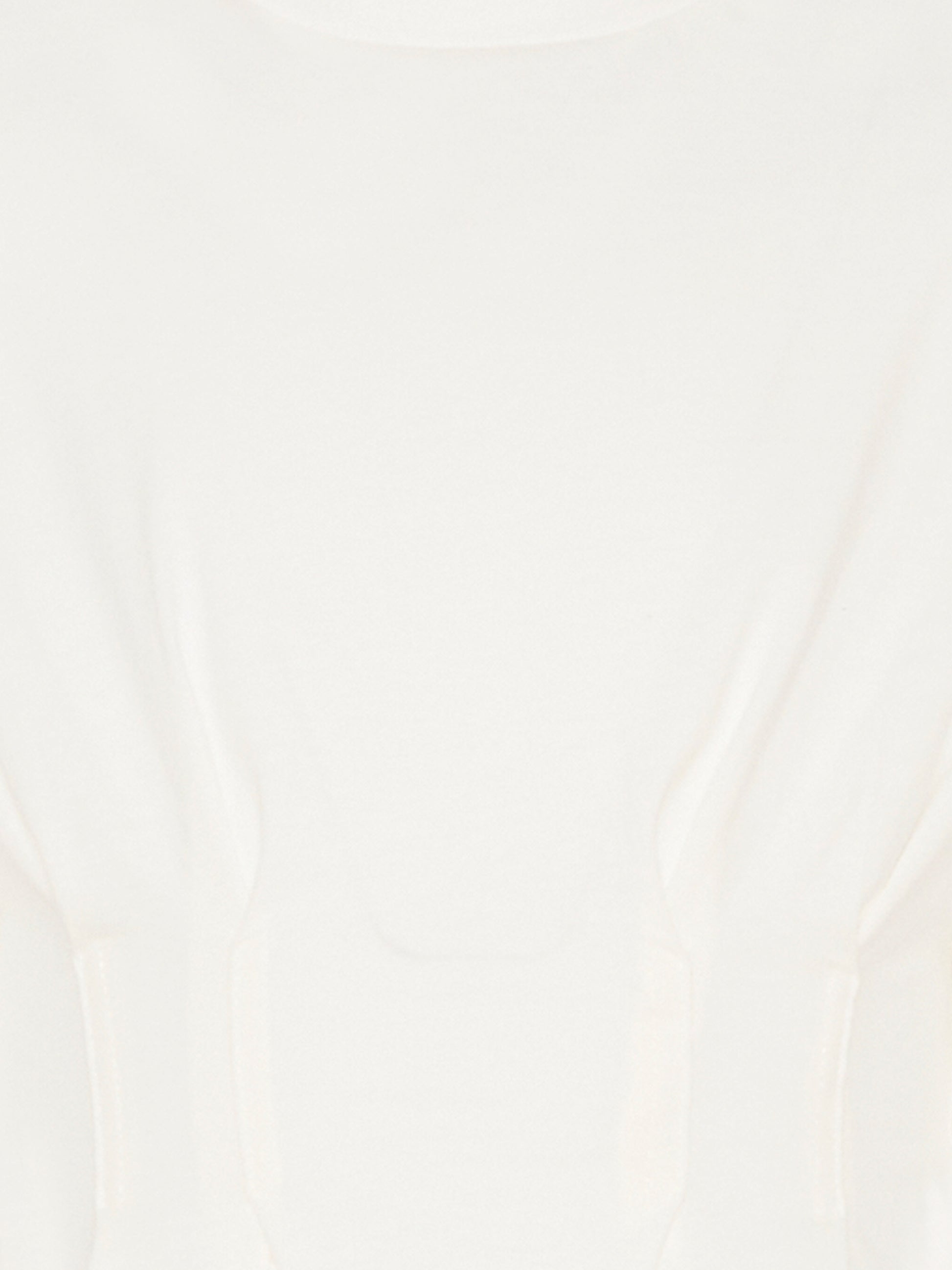 T-shirt avorio per bambina con logo,Douuod Kids,DX8A50 Z2868 101