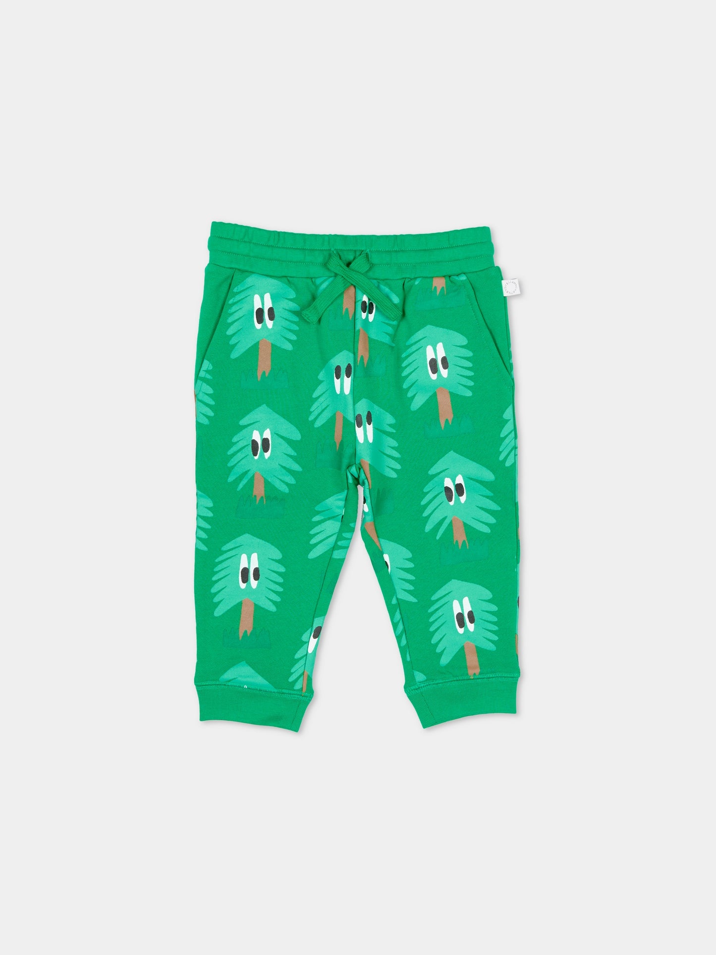 Pantaloni verdi con abeti per neonato,Stella Mccartney Kids,TX6600 Z3161 712MC