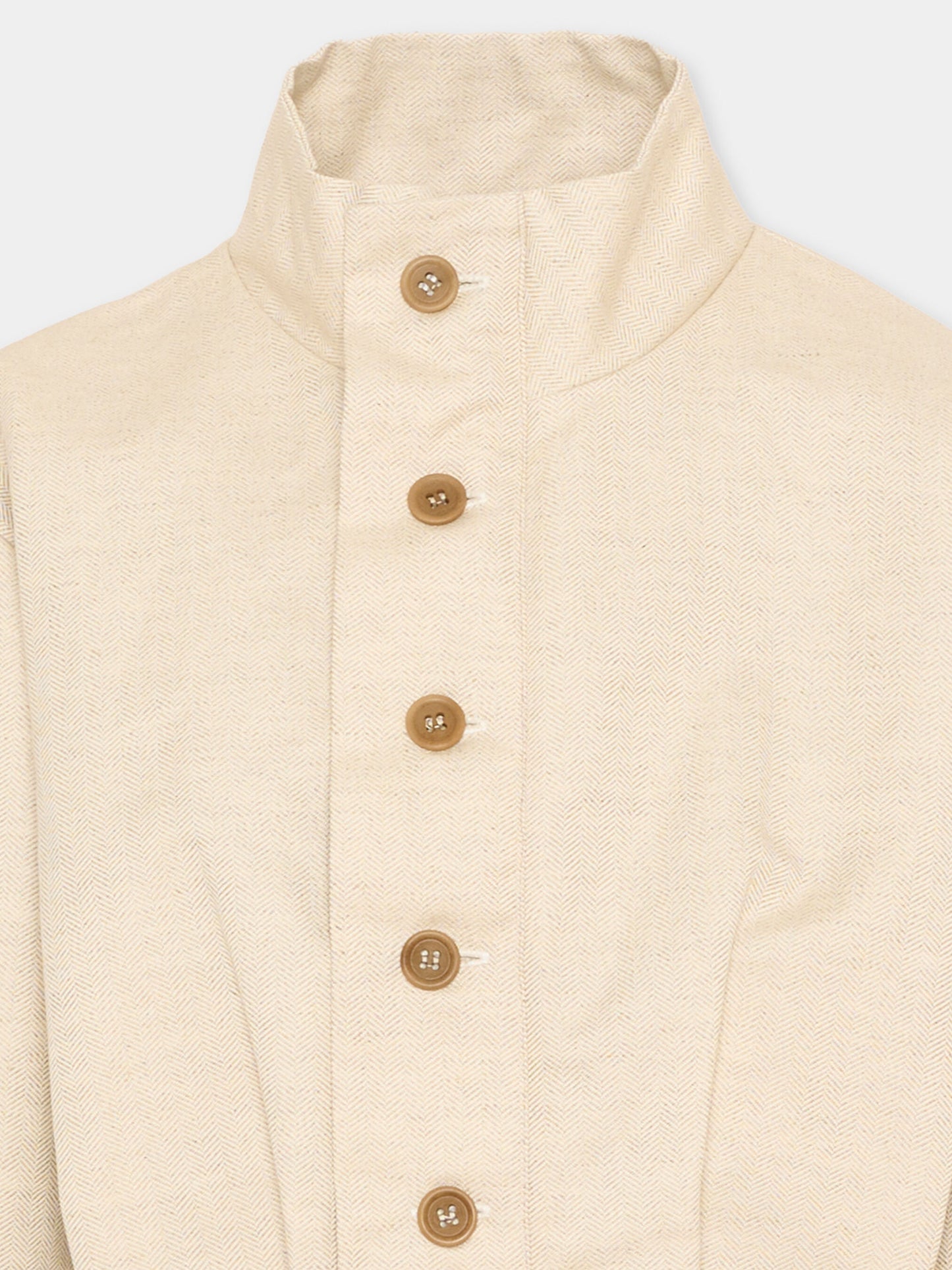 Bomber beige chevron per bambina,Vélocipède,VLC-SS26-JK004 OYSTER