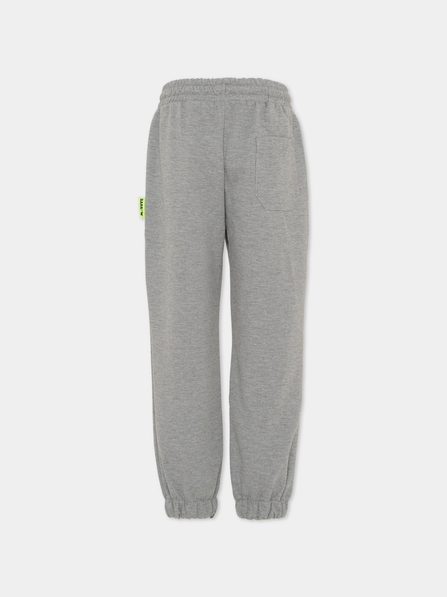 Pantaloni grigi per bambino con smile e logo,Barrow,F5BKJUFP042 251