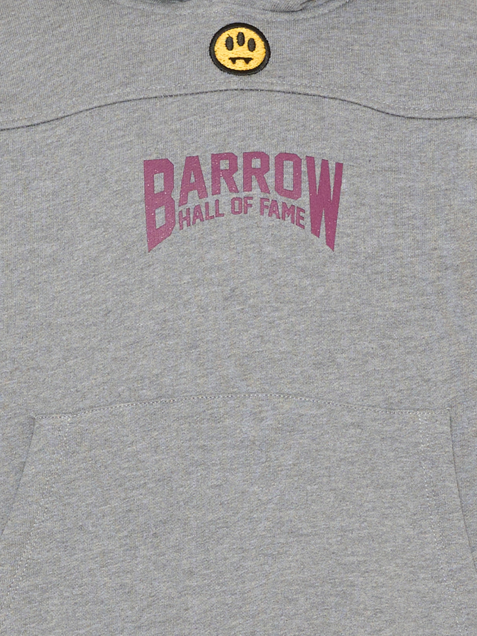 Felpa grigia per bambini con smile e logo,Barrow,F5BKJUHS085 104