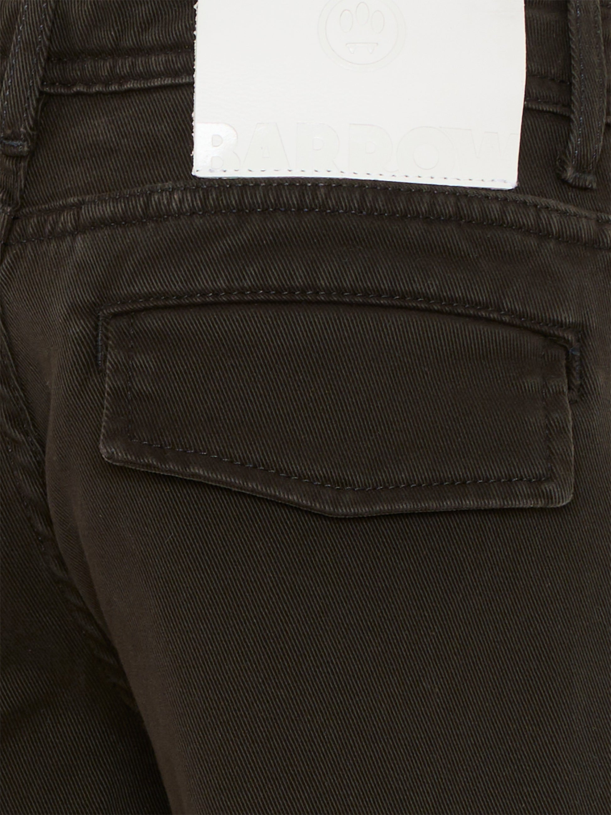 Pantaloni marroni per bambino con logo,Barrow,F5BKJUPA061 308