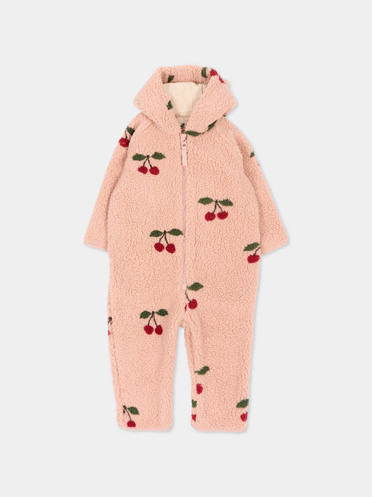 Ecopelliccia rosa “Grande Cerise Blush” per neonata,Konges Sløjd,KS105721 MA GRANDE CERISE BLUSH