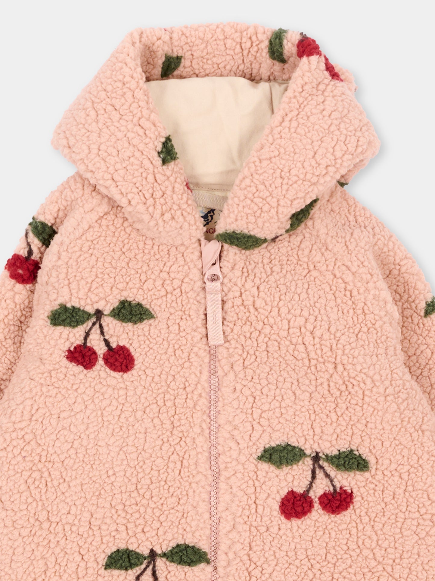 Ecopelliccia rosa “Grande Cerise Blush” per neonata,Konges Sløjd,KS105721 MA GRANDE CERISE BLUSH