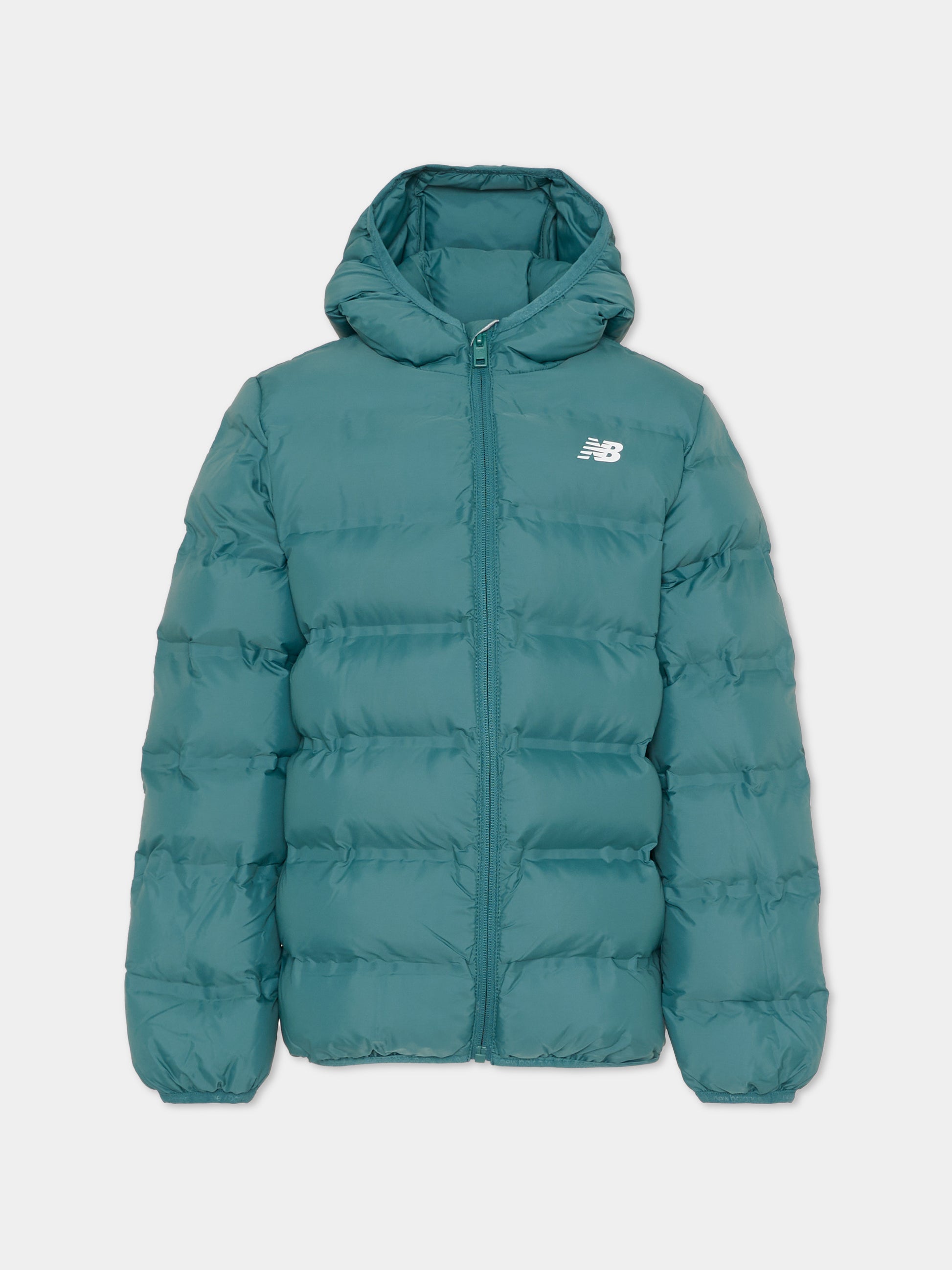 Piumino verde per bambino con logo,New Balance,LAKB0036 NUS