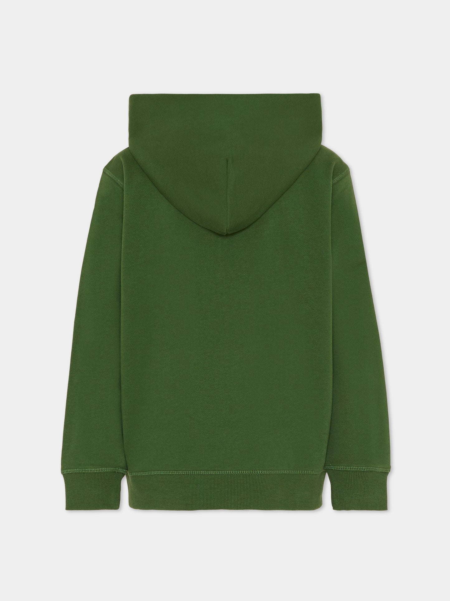 Felpa verde per bambini con logo,New Balance,LAKB0057 DAE