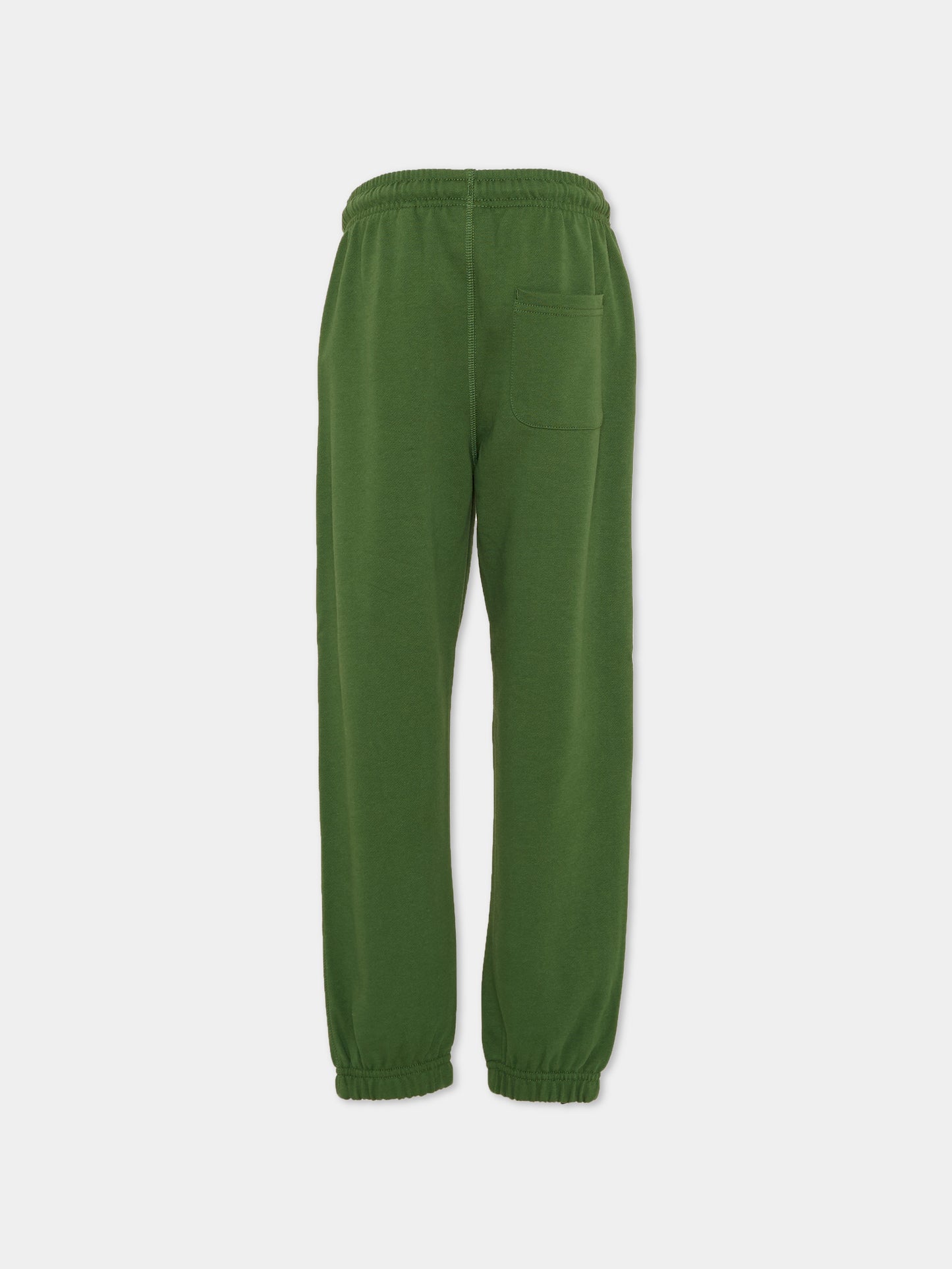 Pantaloni verdi per bambini con logo,New Balance,LAKB0060 DAE