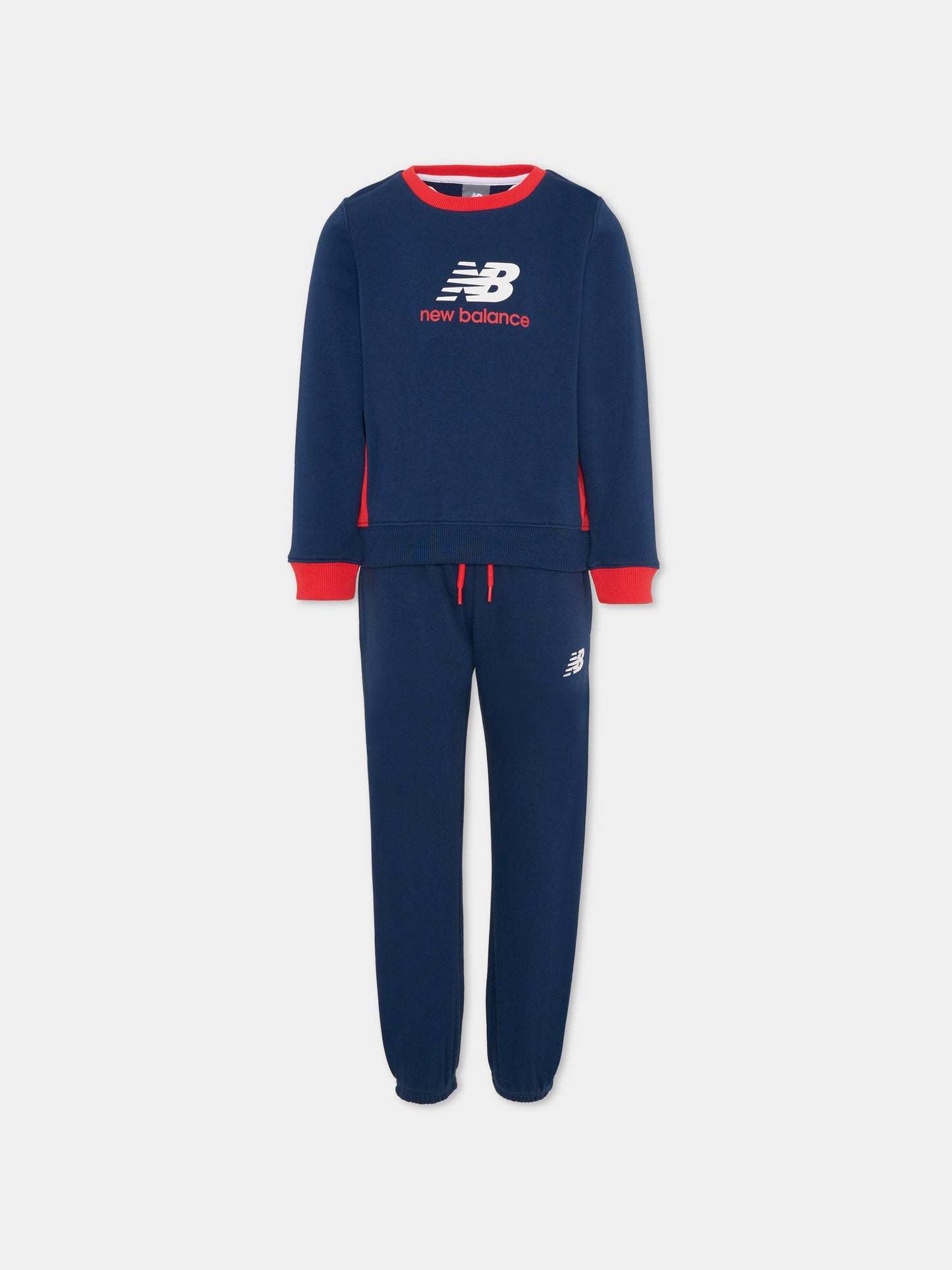 Completo blu per bambino con logo,New Balance,LAKB0309I NNY