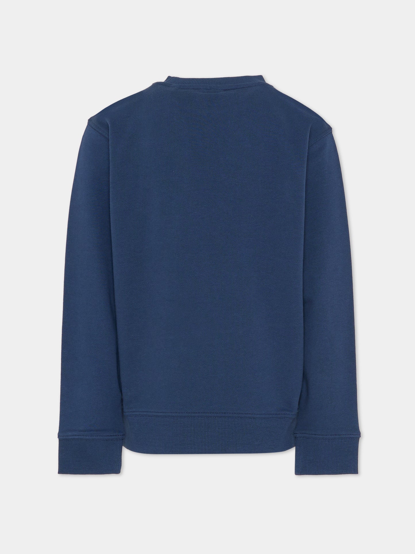 Felpa blu per bambino con logo,New Balance,LAKB0269 NNY