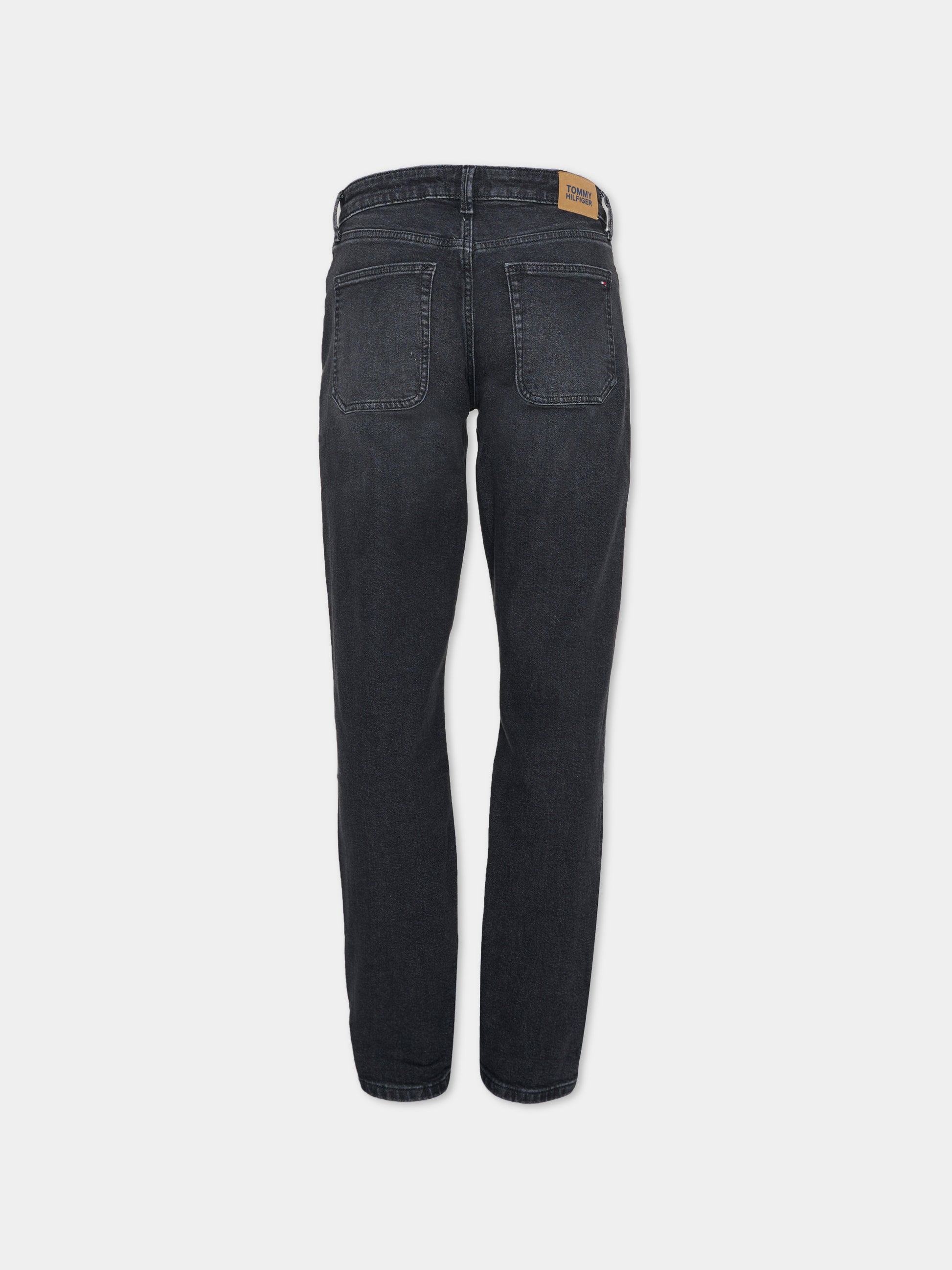 Jeans denim per bambino con bandierina,Tommy Hilfiger Junior,KB0KB09919 1BY