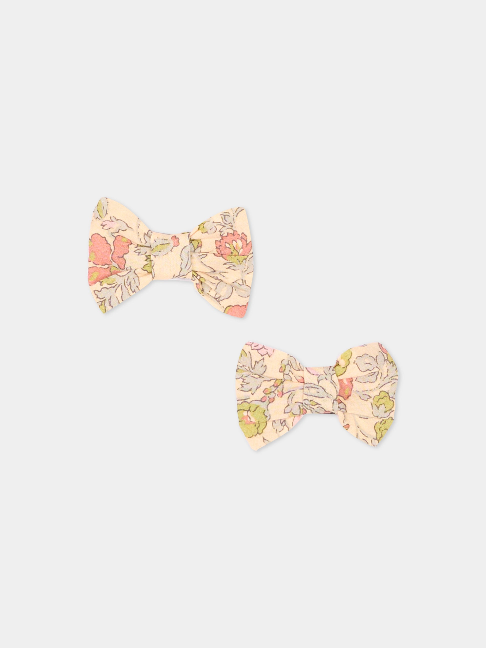 Fermagli multicolor per bambina floreali,Bonpoint,W06GHAW00001 523B