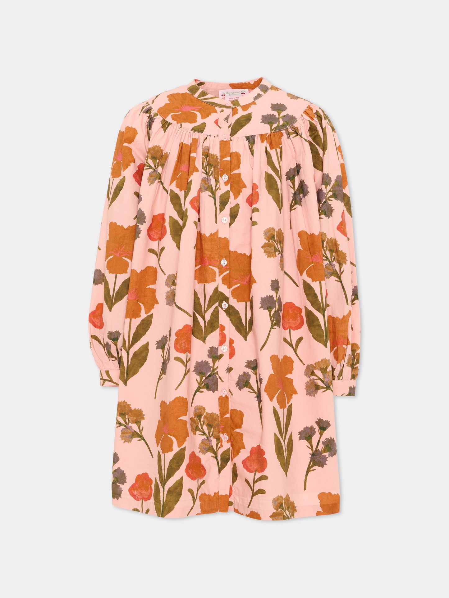 Vestito multicolor per bambina floreale,Bonpoint,W06GDRW00004 524A