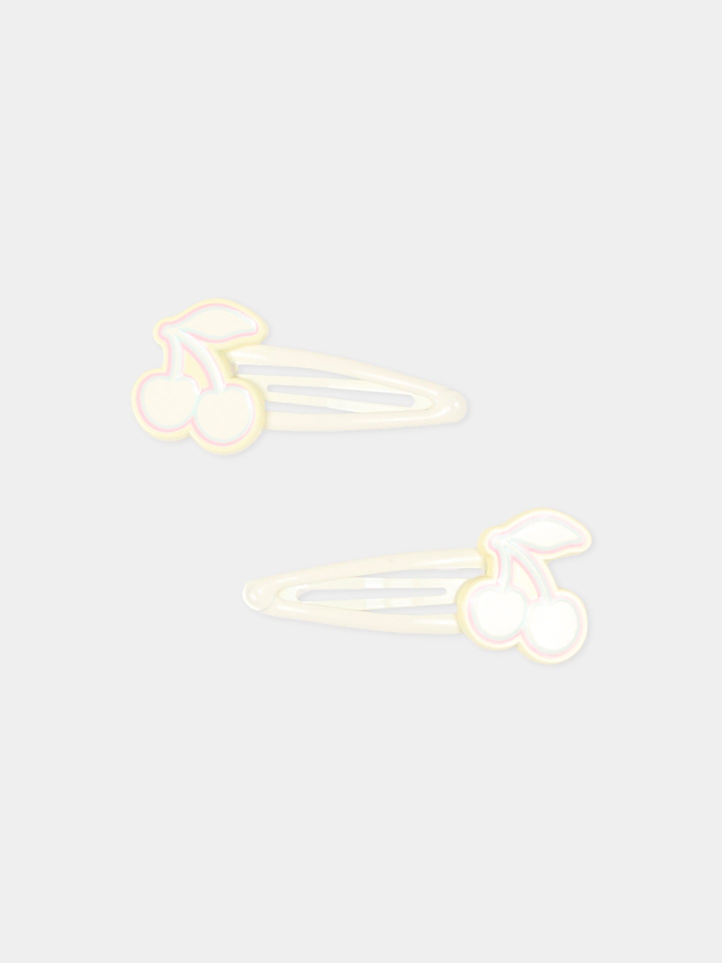 Fermaglio avorio per bambina con ciliegie,Bonpoint,P06GHAW00002 004