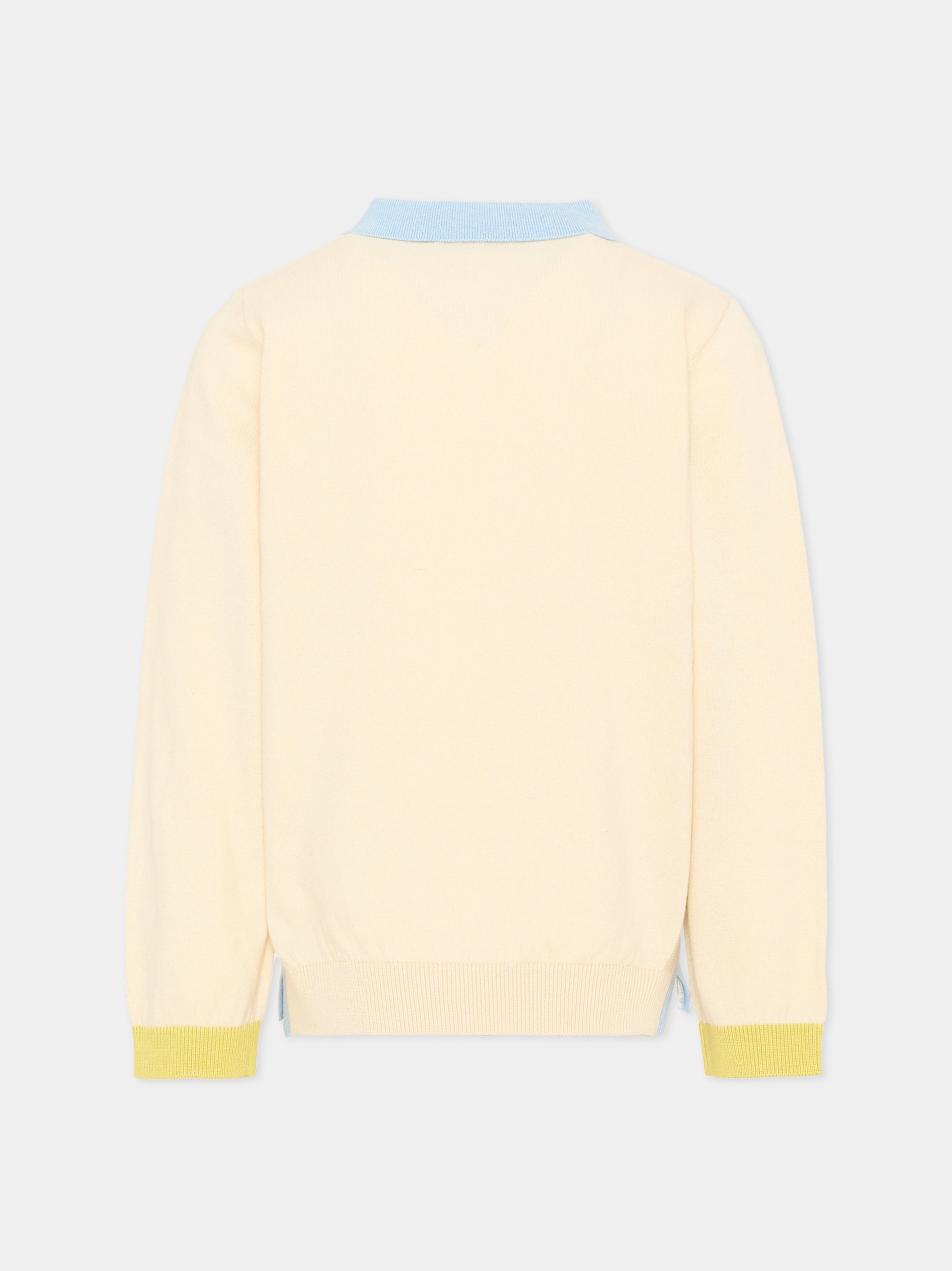 Polo beige a manica lunga per bambino,Bonpoint,P06BJUK00001 103