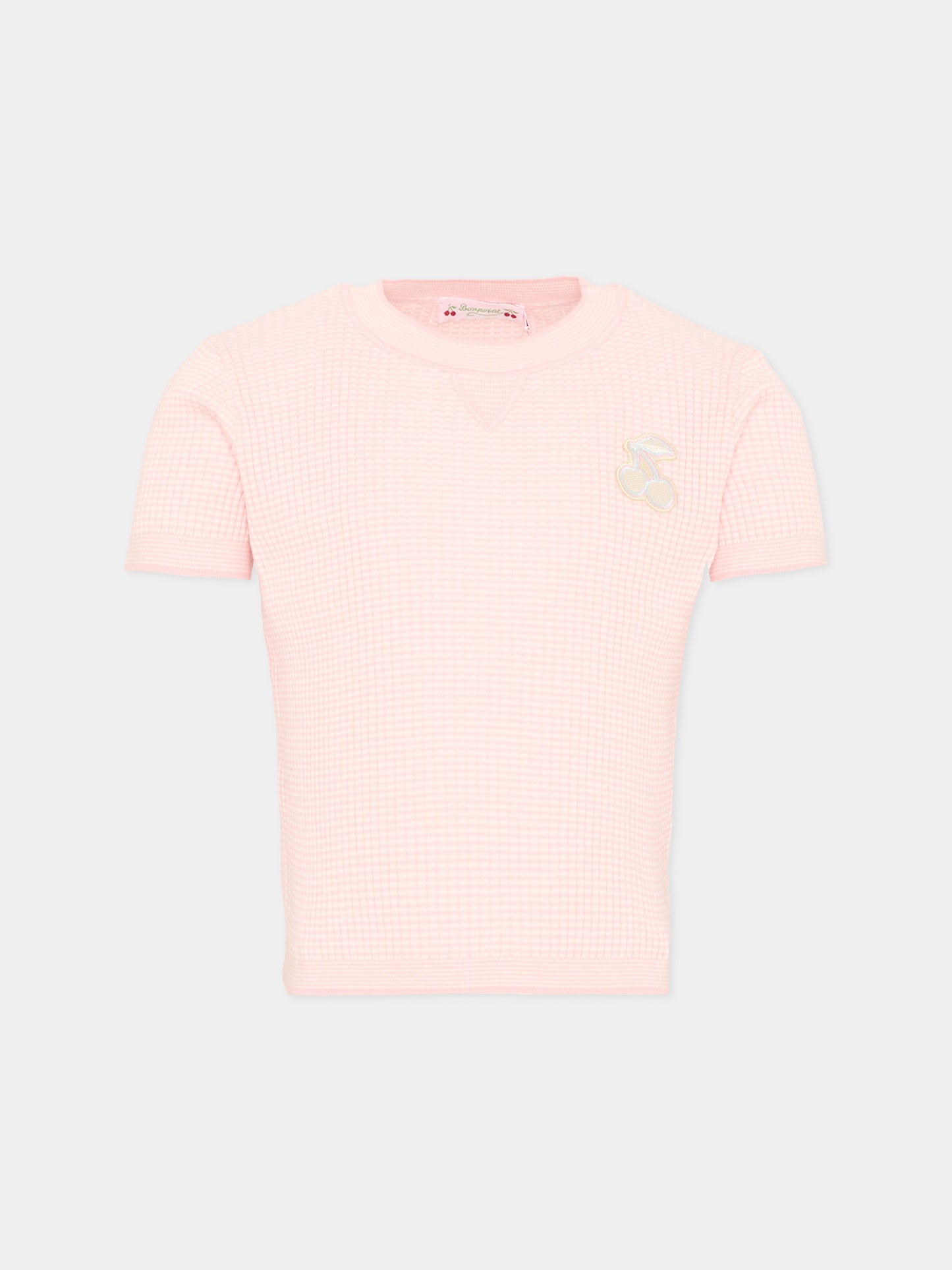 Maglia rosa per bambina,Bonpoint,P06GJUK00001 220A
