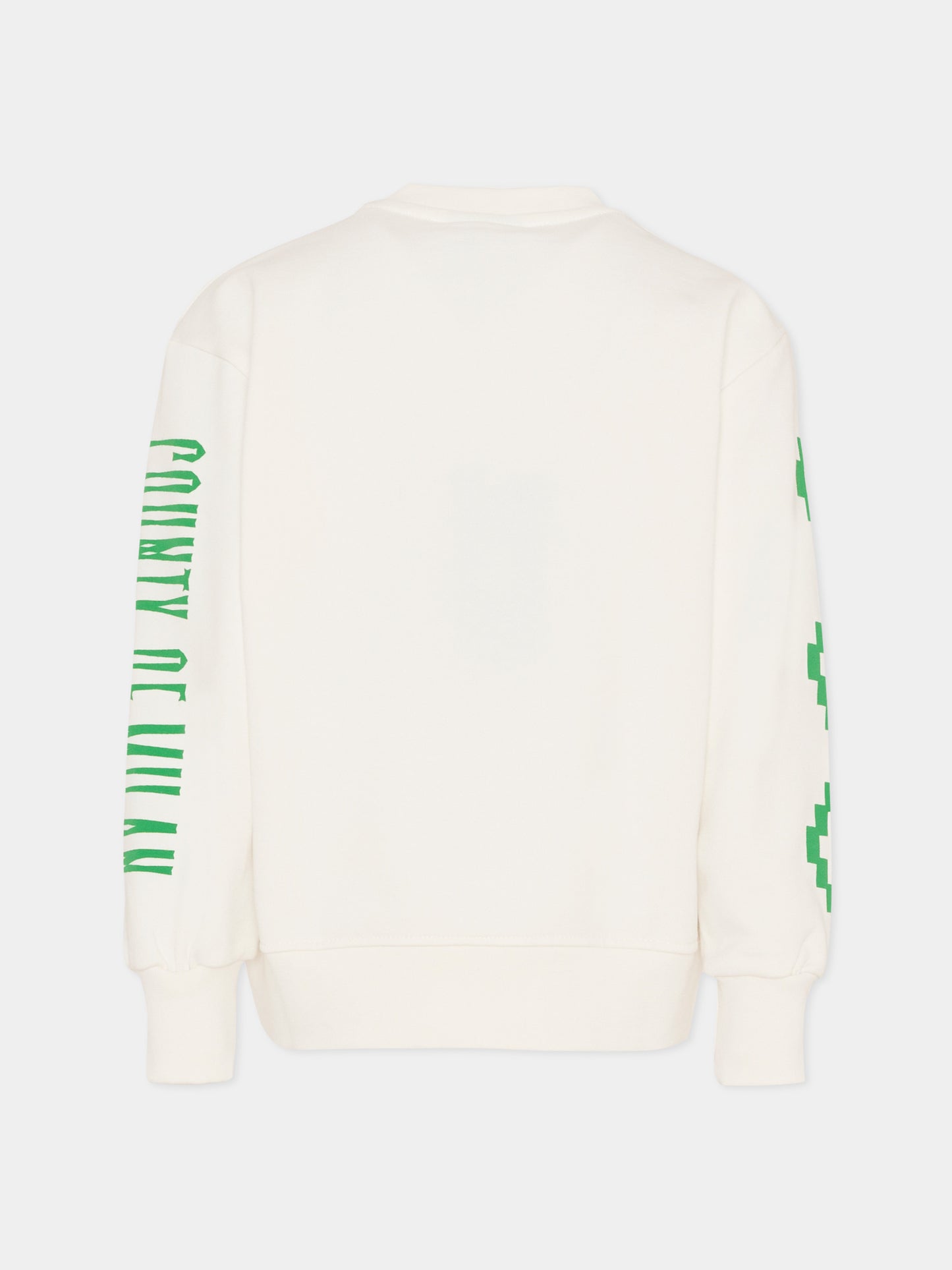 Felpa bianca per bambino con volpe,County Of Milan Kids,F5CMJBSW075 002